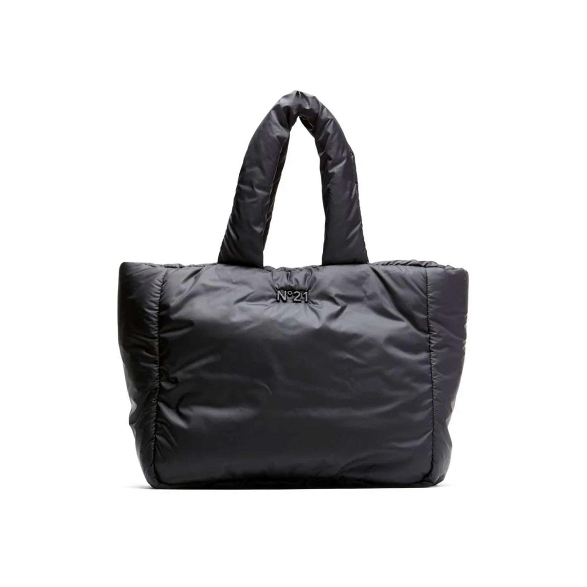 N°21 SHOPPING BAG IN COTONE Donna Nero