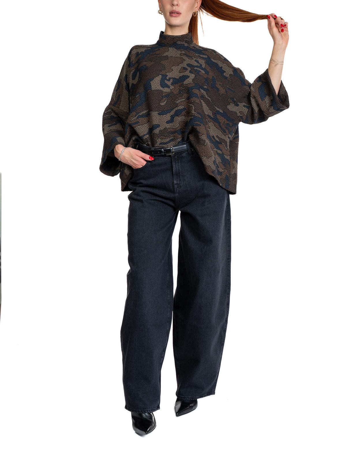 Blusa Iscratch camouflage ISCRATCH COMBO 2 ESSENTIEL ANTWERP 