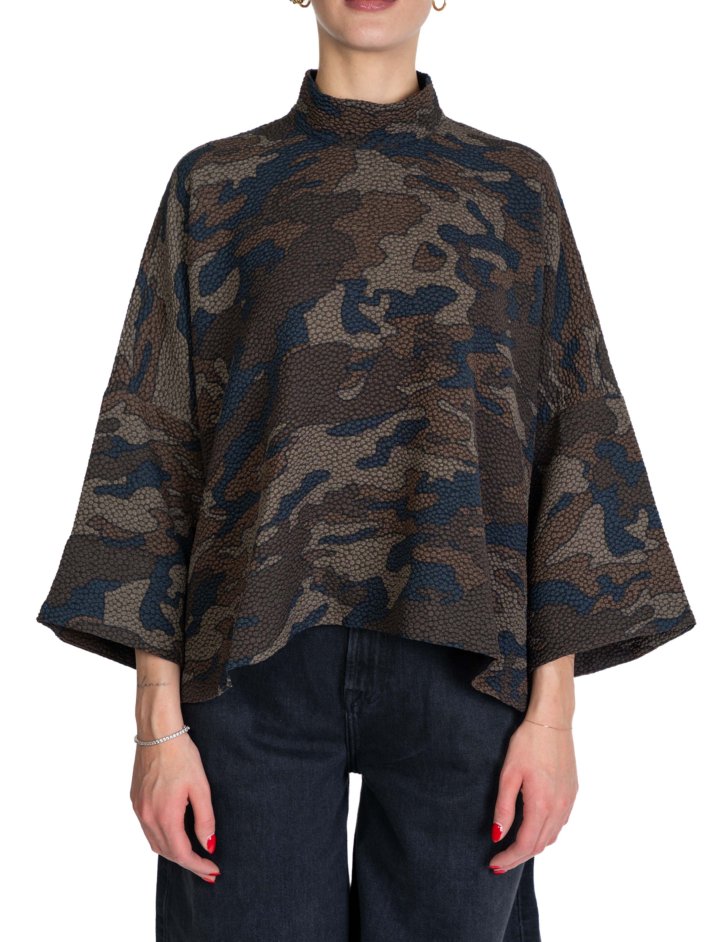 Blusa Iscratch camouflage ISCRATCH COMBO 2 ESSENTIEL ANTWERP 