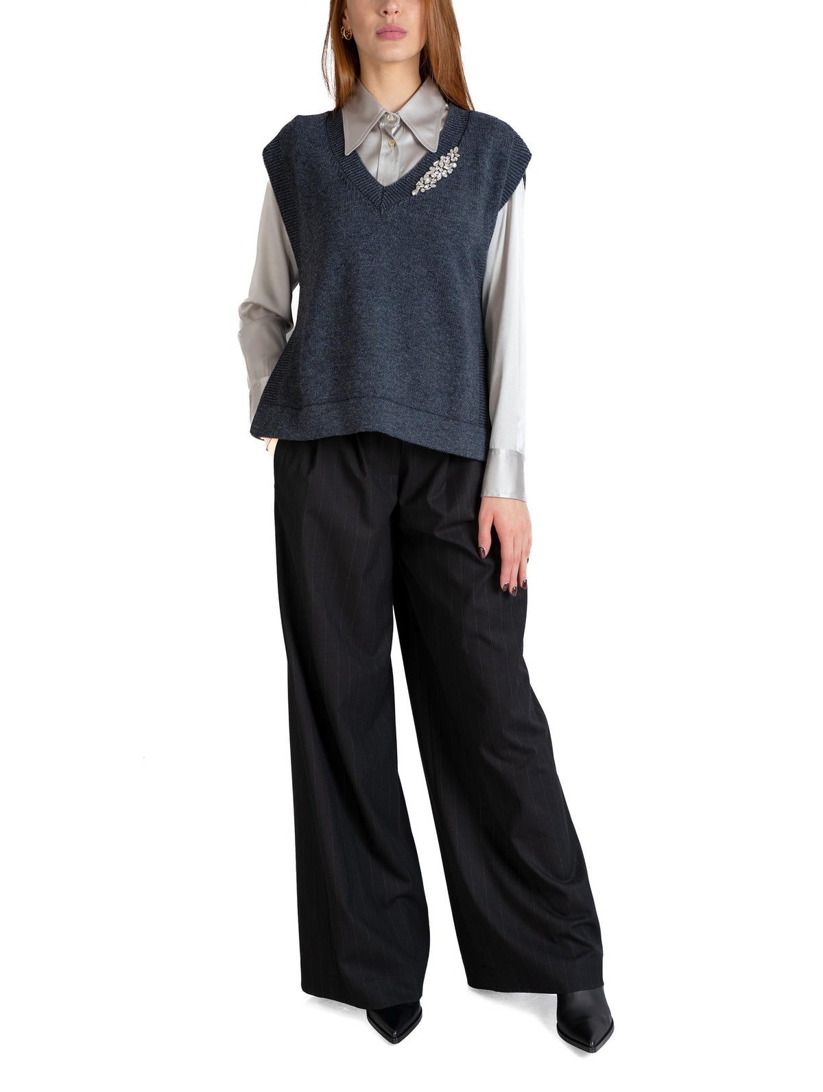 Gilet Abilene antracite ABILENE ANTRACITE LIVIANA CONTI 