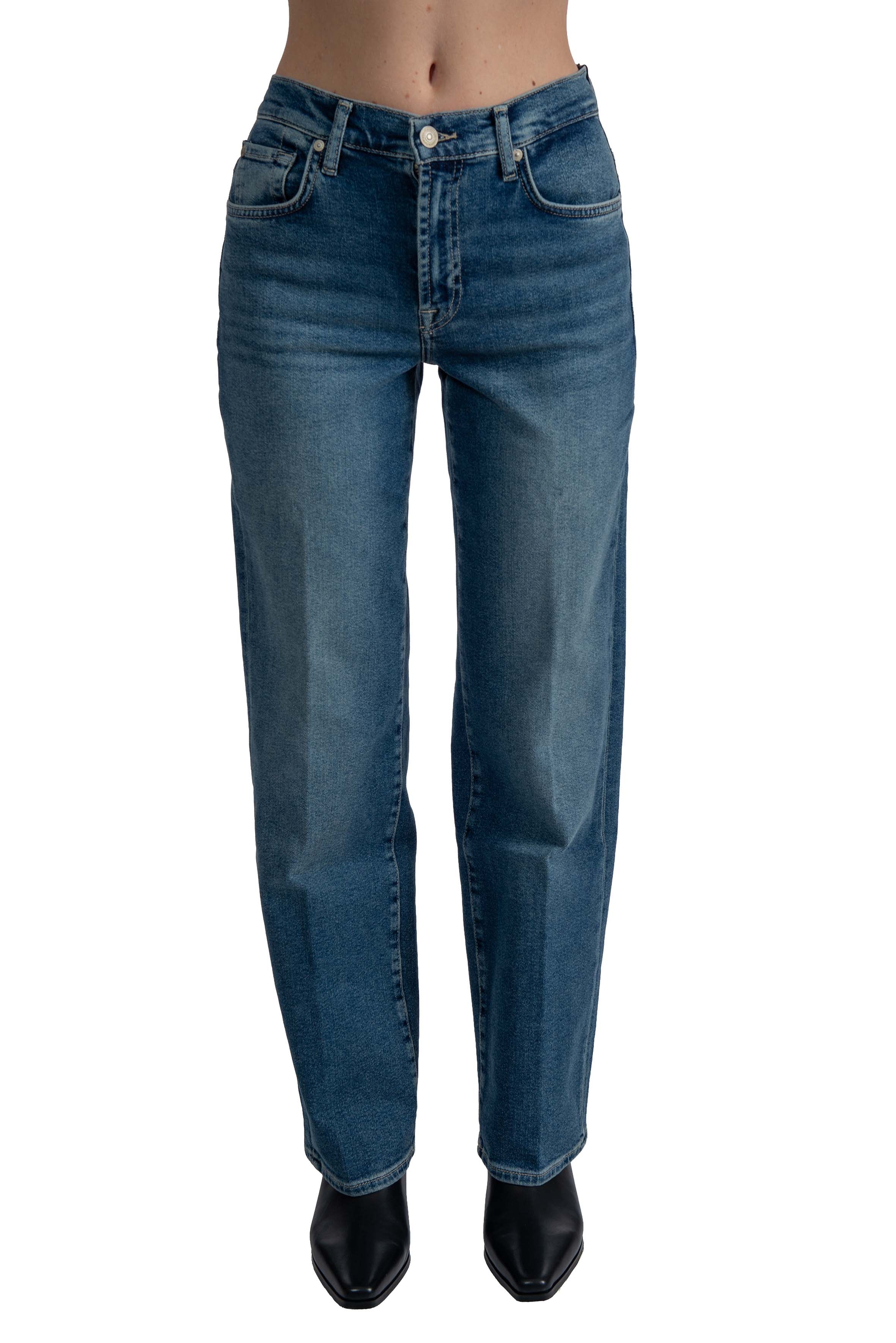 Jeans Stovepipe straight STOVEPIPE STRAIGHT TIDE BREAK U73NP 7 FOR ALL MANKIND 