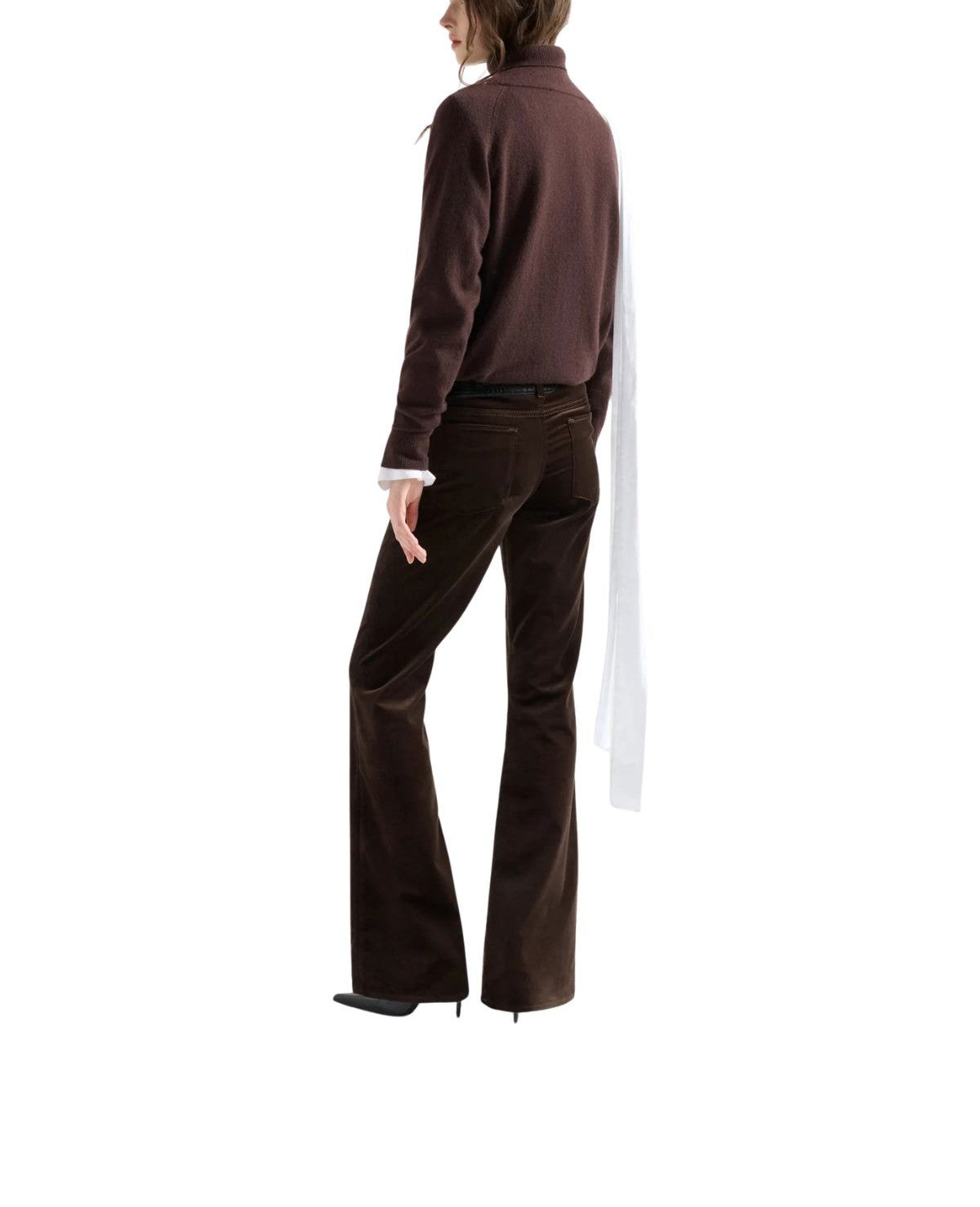 Jeans the bLeggy bootcut velvet THE LEGGY BOOTCUT VELVET CHICOLATE 7 FOR ALL MANKIND 