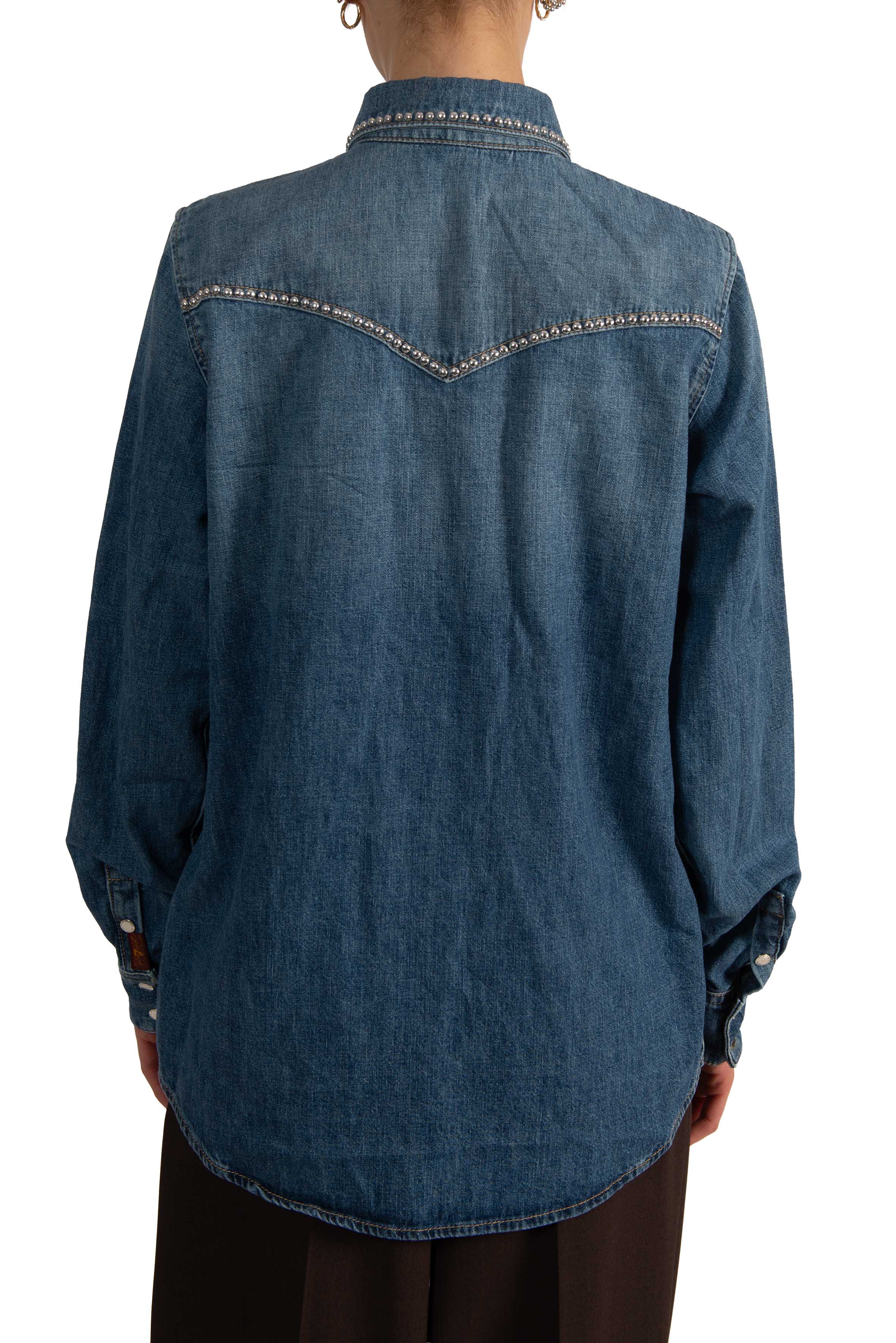 Camicia jeans western WESTERN SKIRT U63S9 7 FOR ALL MANKIND 