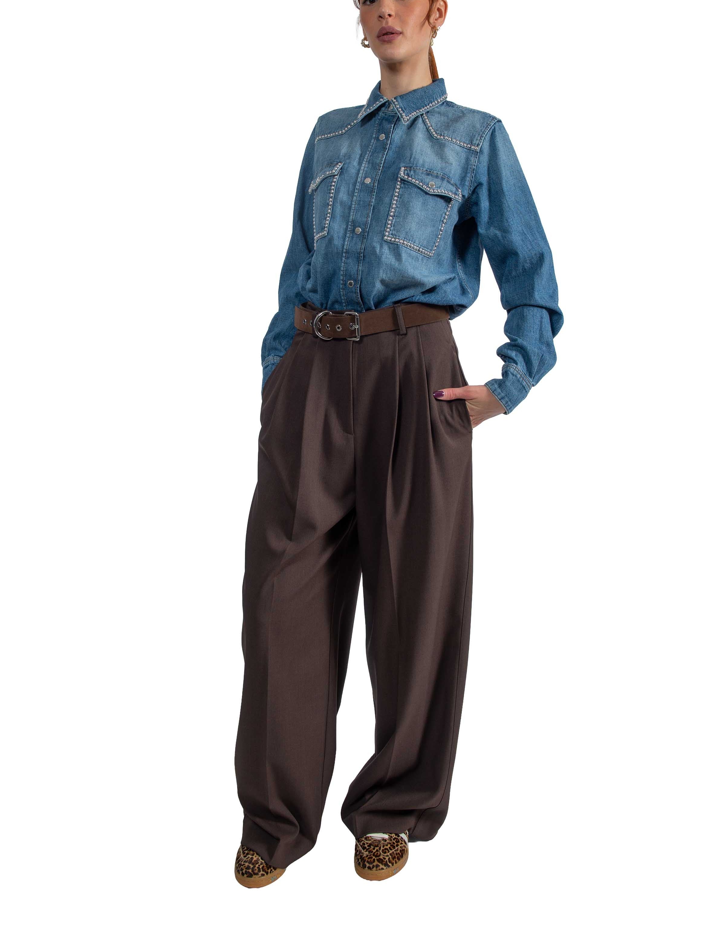 Camicia jeans western WESTERN SKIRT U63S9 7 FOR ALL MANKIND 