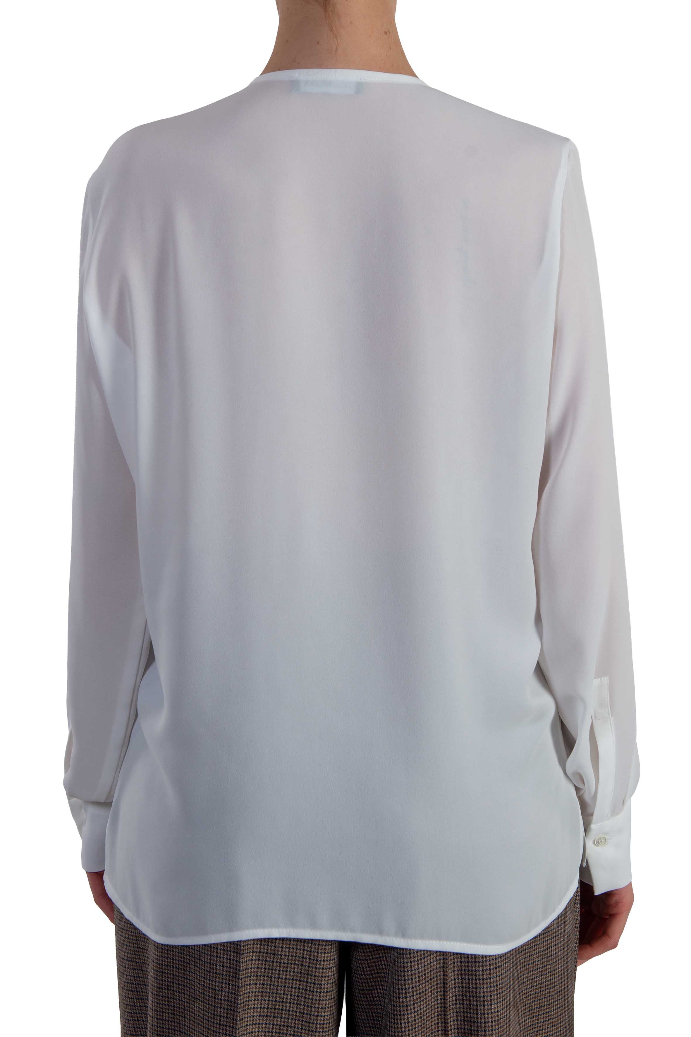 Blusa bianca con volant 2859 4967 BIANCA ALICE MILLER 