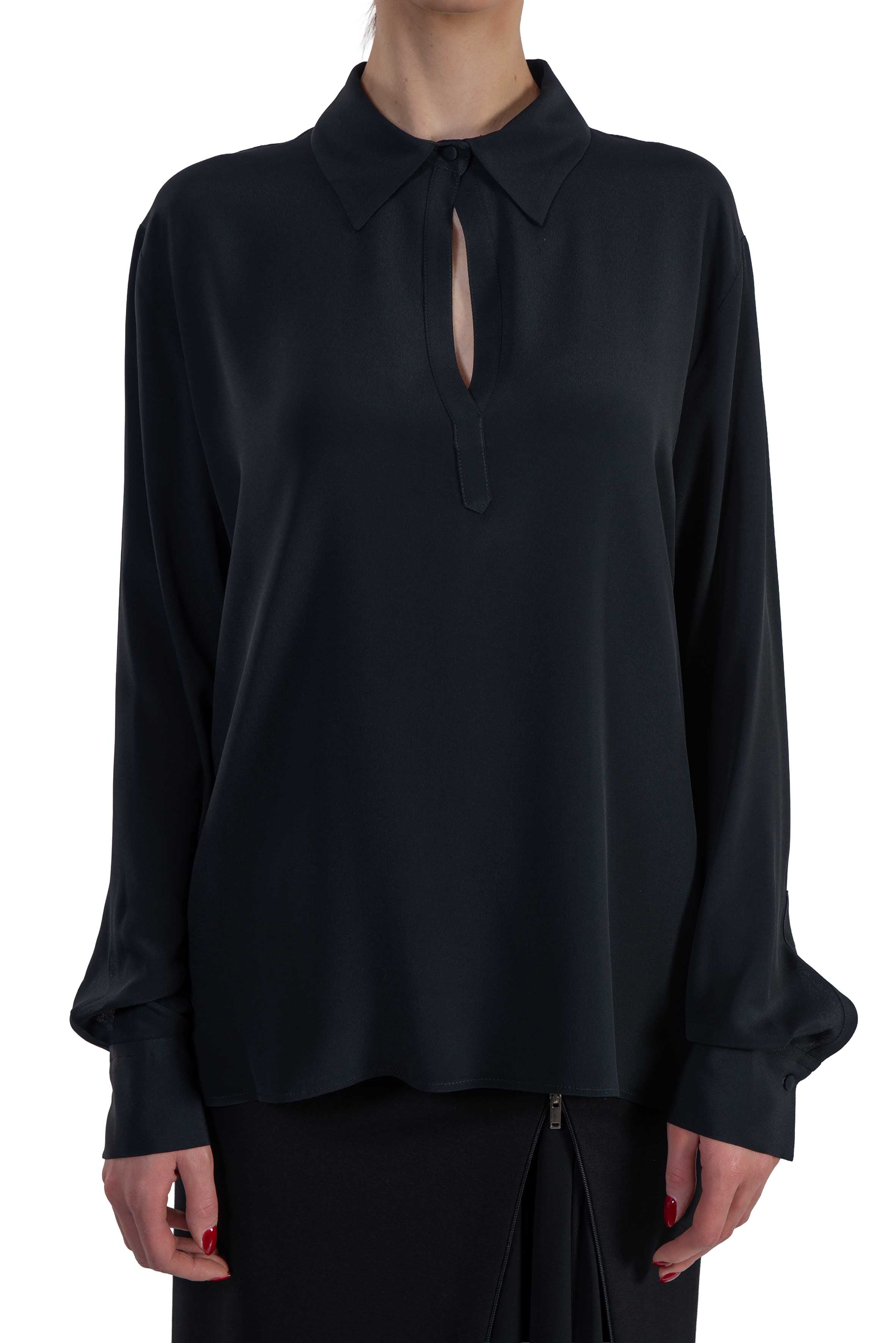Blusa a polo nera 4057 5028 NERO ALICE MILLER 