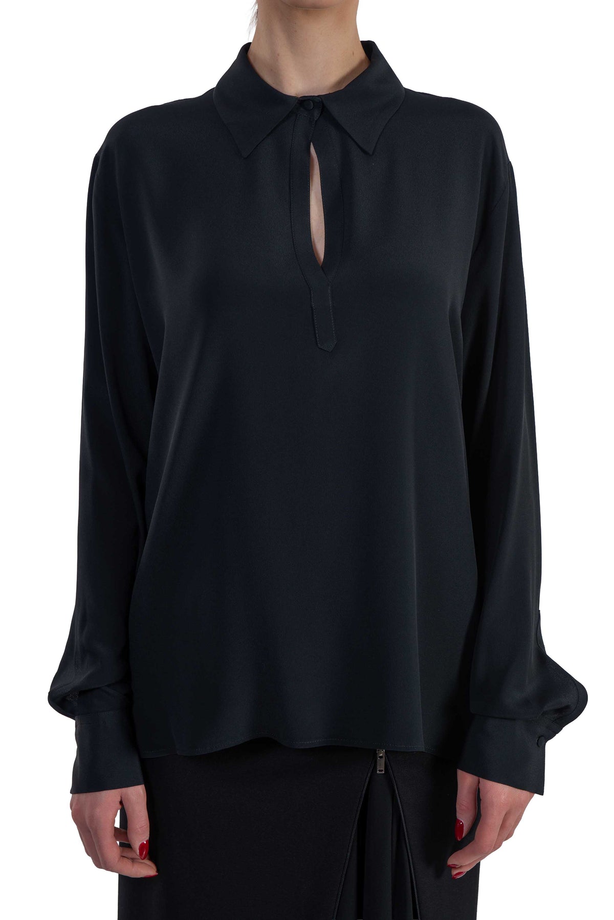 Blusa a polo nera 4057 5028 NERO ALICE MILLER 