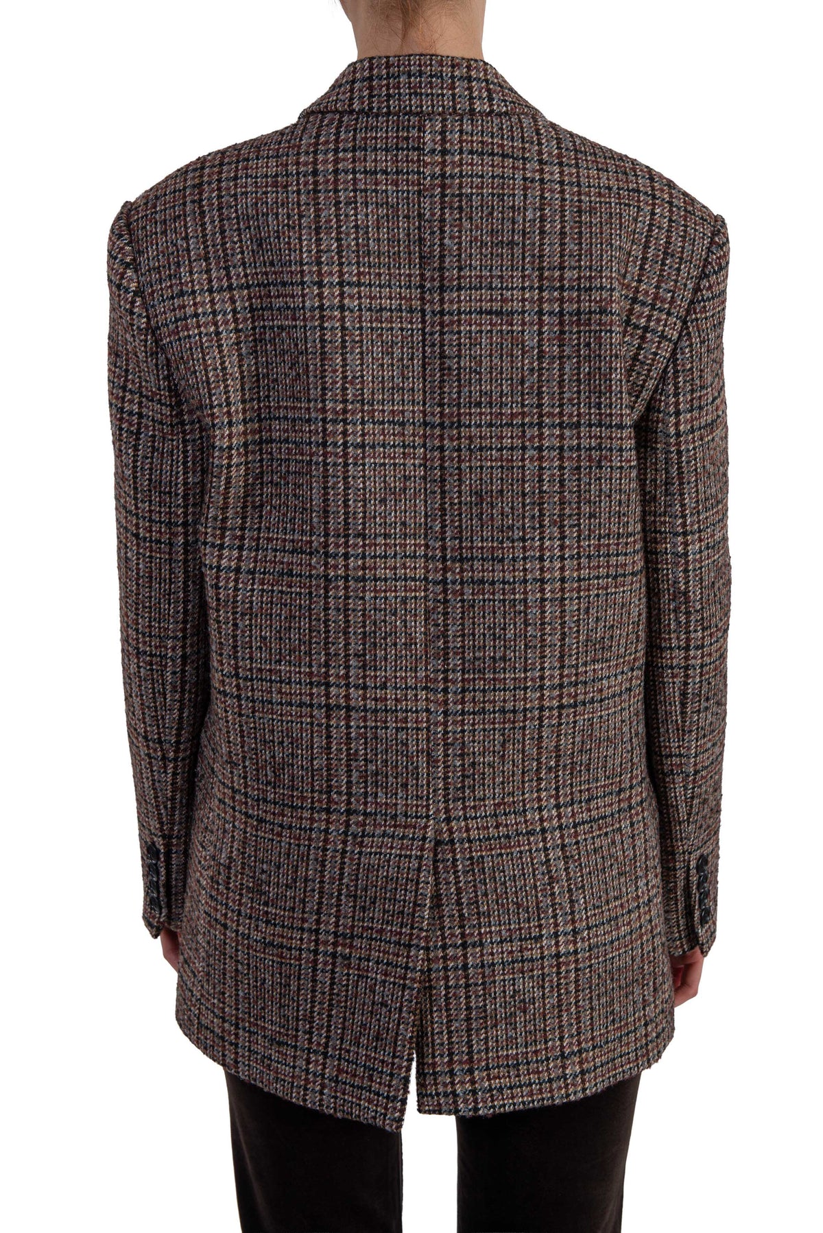 Giacca monopetto in lana pied de poule 4111 4436 BORDO ALICE MILLER 