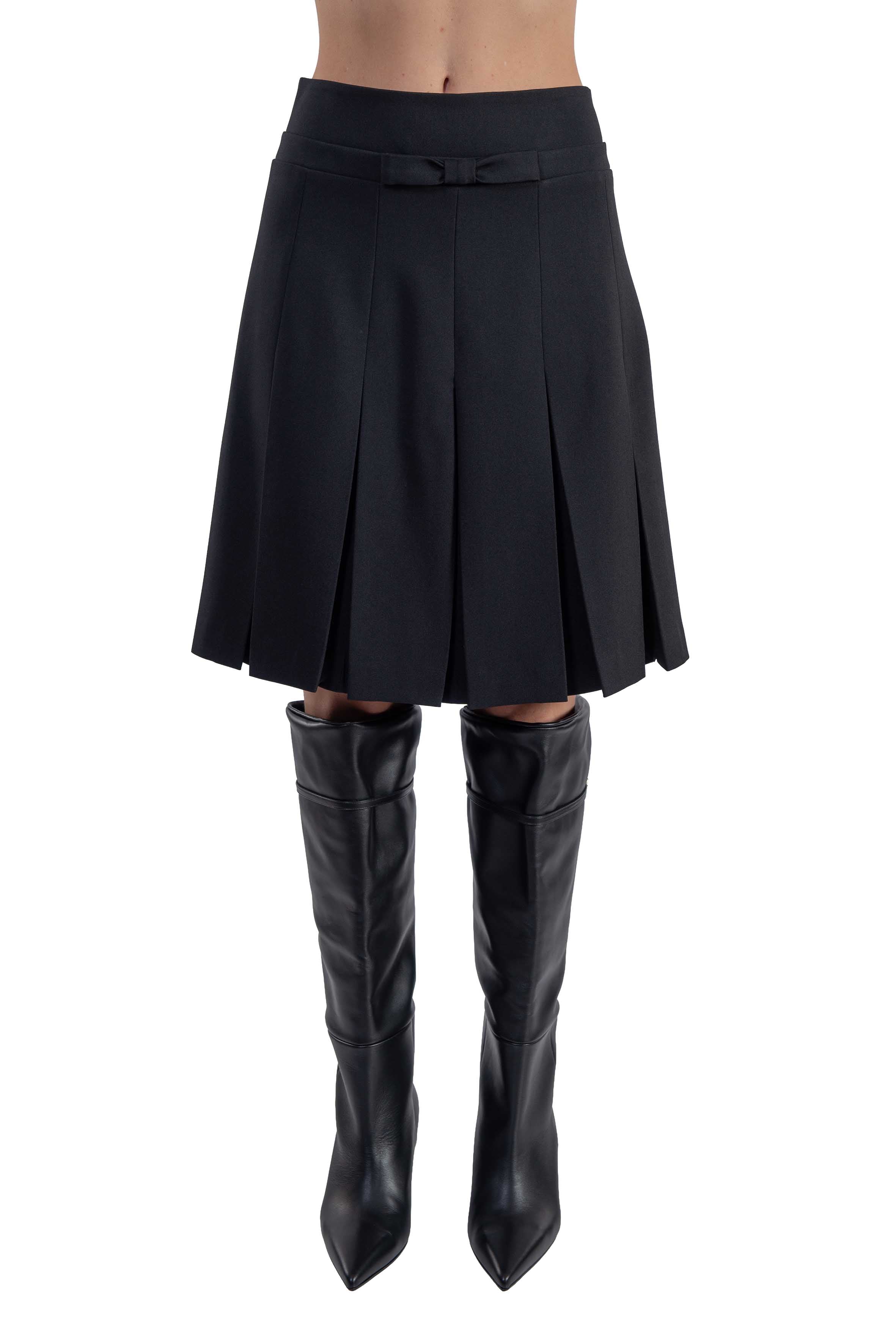 Gonna nera a pieghe 4334 4988 NERO ALICE MILLER 