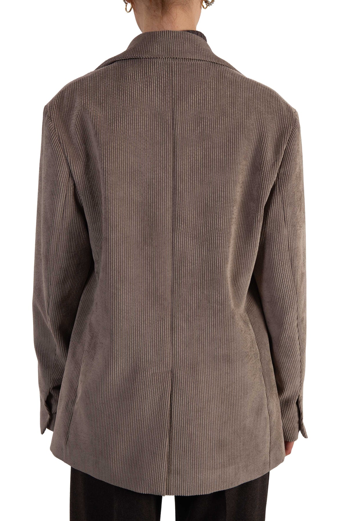 Giacca in velluto a coste tortora 4433 4038 TAUPE ALICE MILLER 