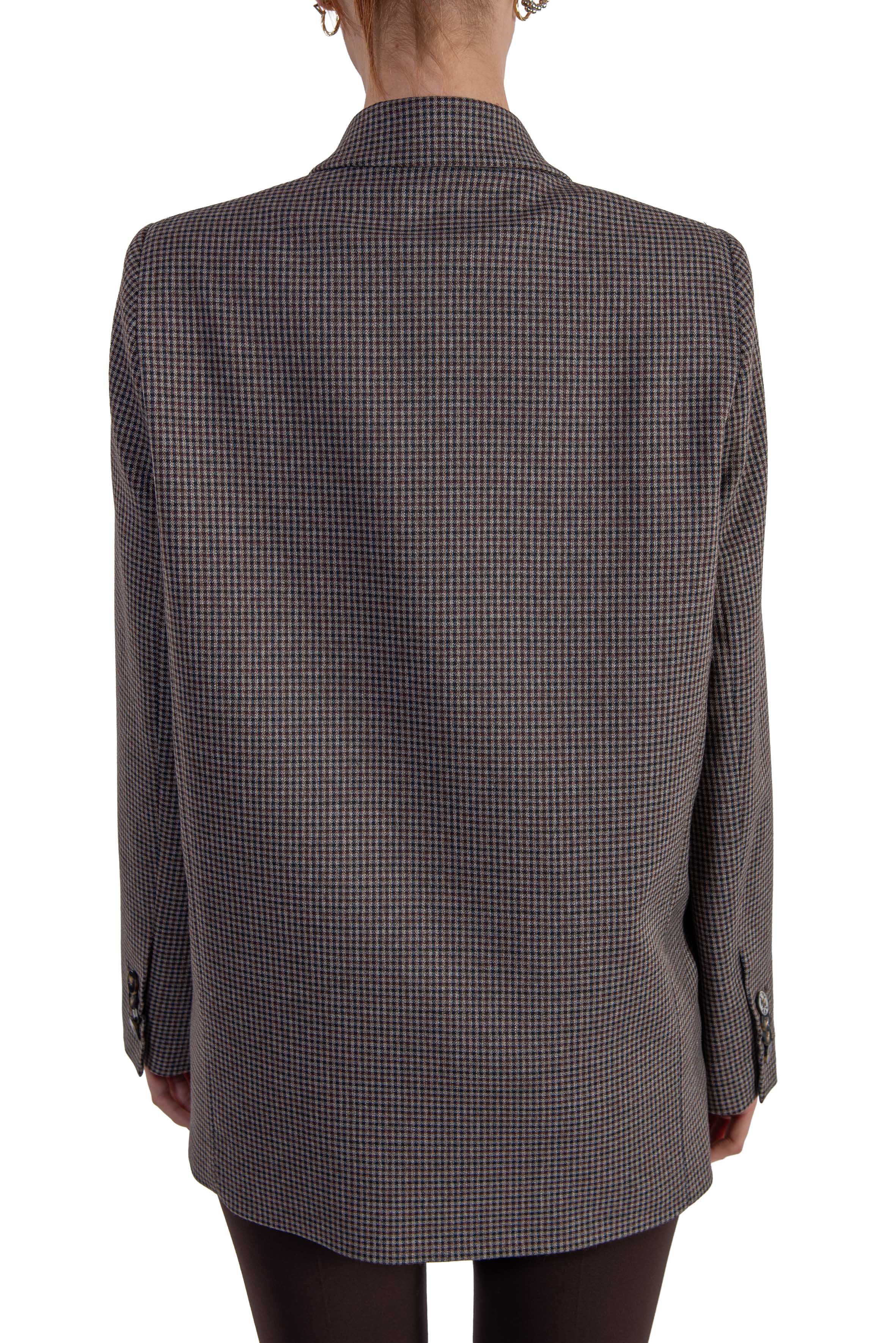 Giacca over check 4452 2733 MARRONE ALICE MILLER 