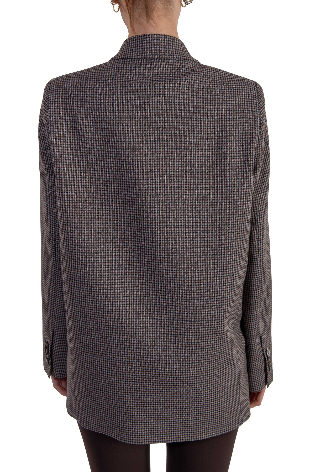 Giacca over check 4452 2733 MARRONE ALICE MILLER 