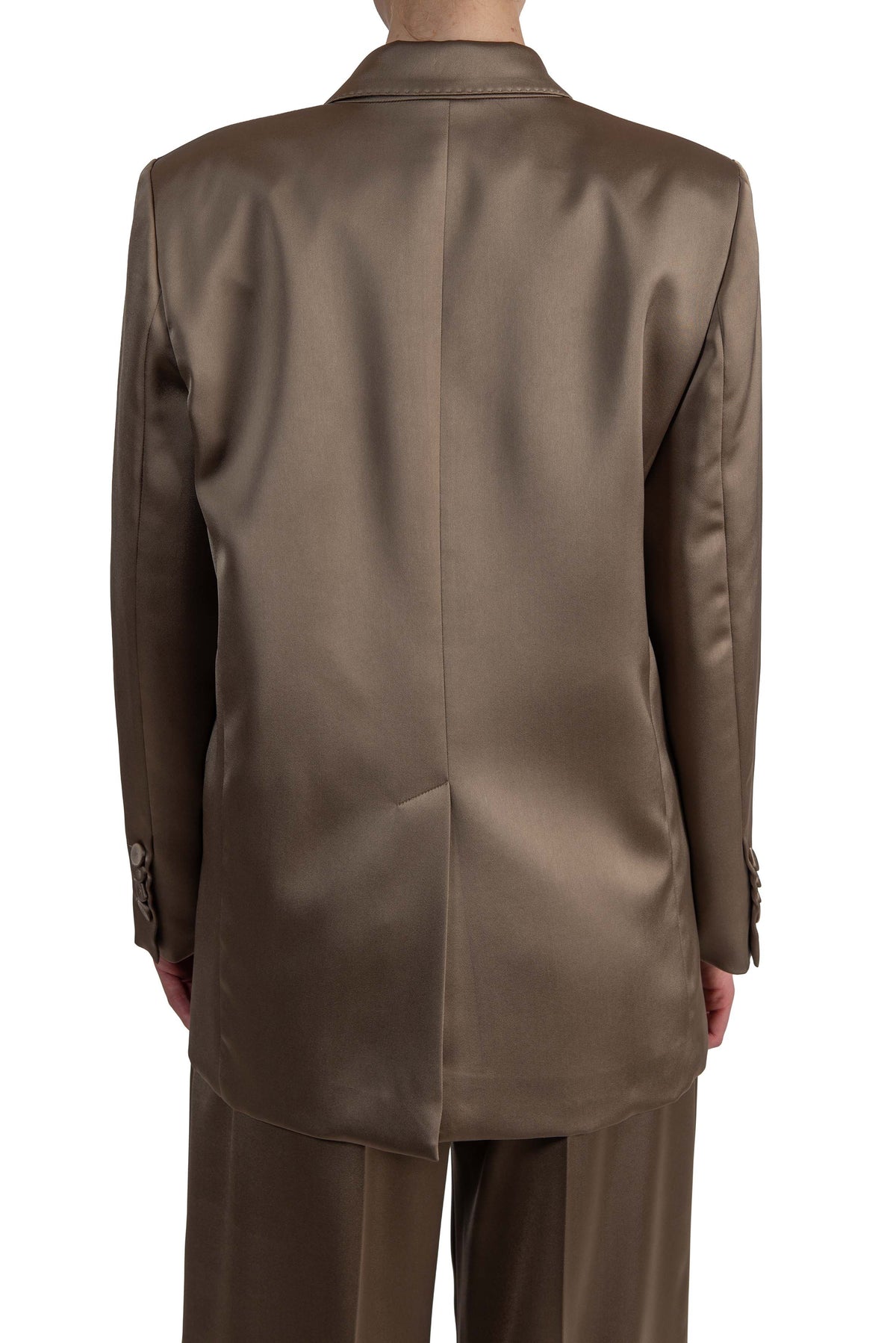 Giacca doppio petto raso toupe 4731 4331 TAUPE ALICE MILLER 