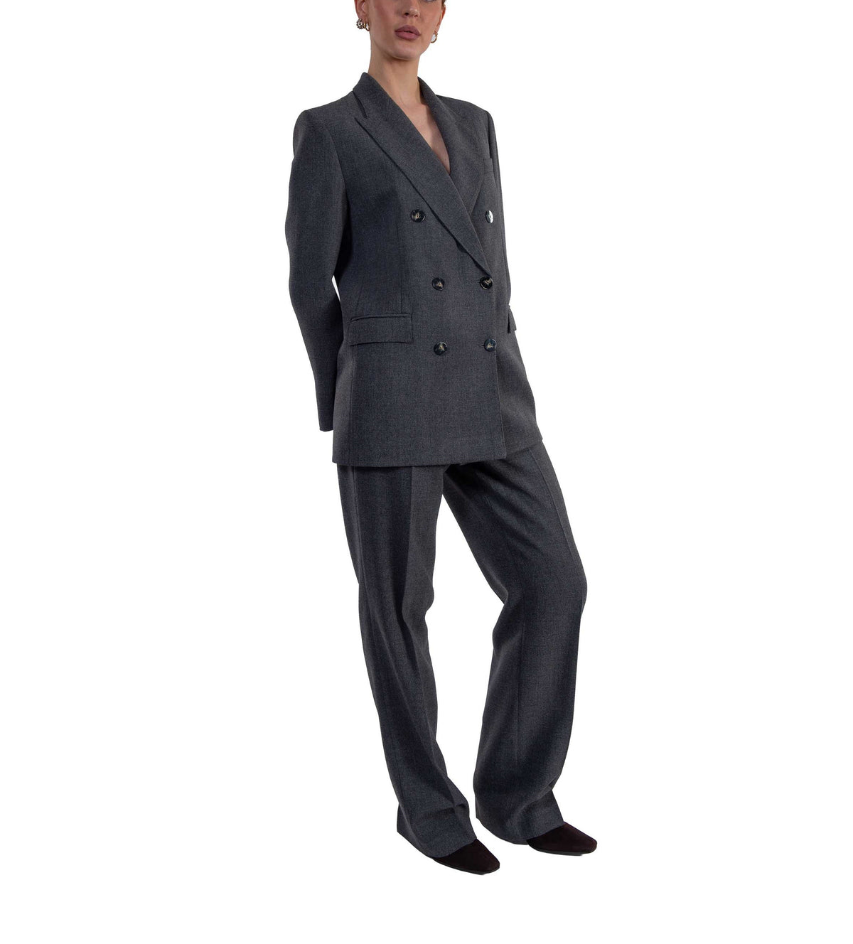 Giacca doppio petto antracite 4731 4447 GRIGIO ALICE MILLER 