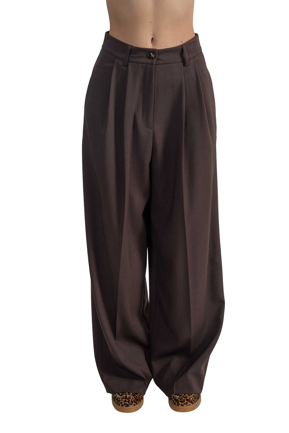 Pantalone palazzo con pence 4964 4334 MORO ALICE MILLER 