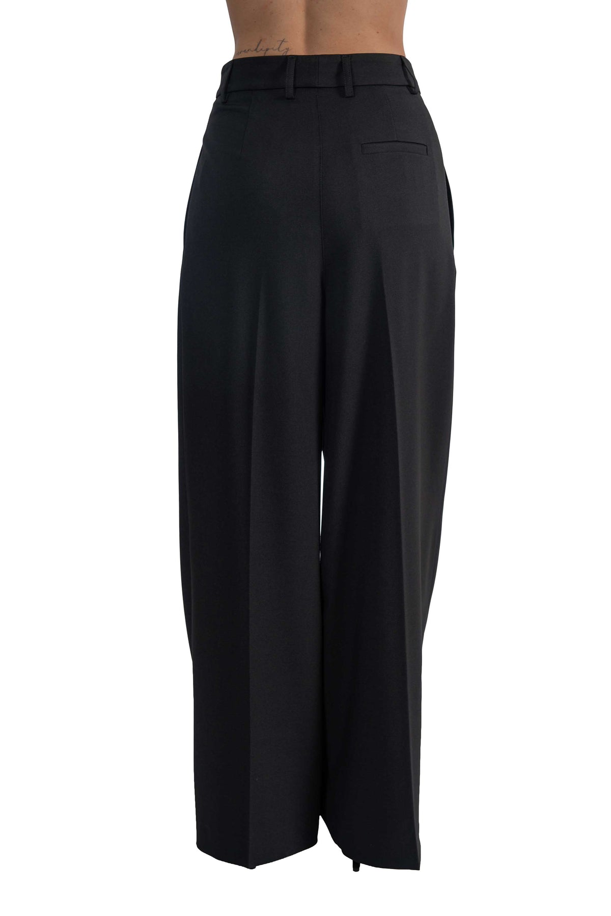Pantalone palazzo con pence 4964 4334 NERO ALICE MILLER 