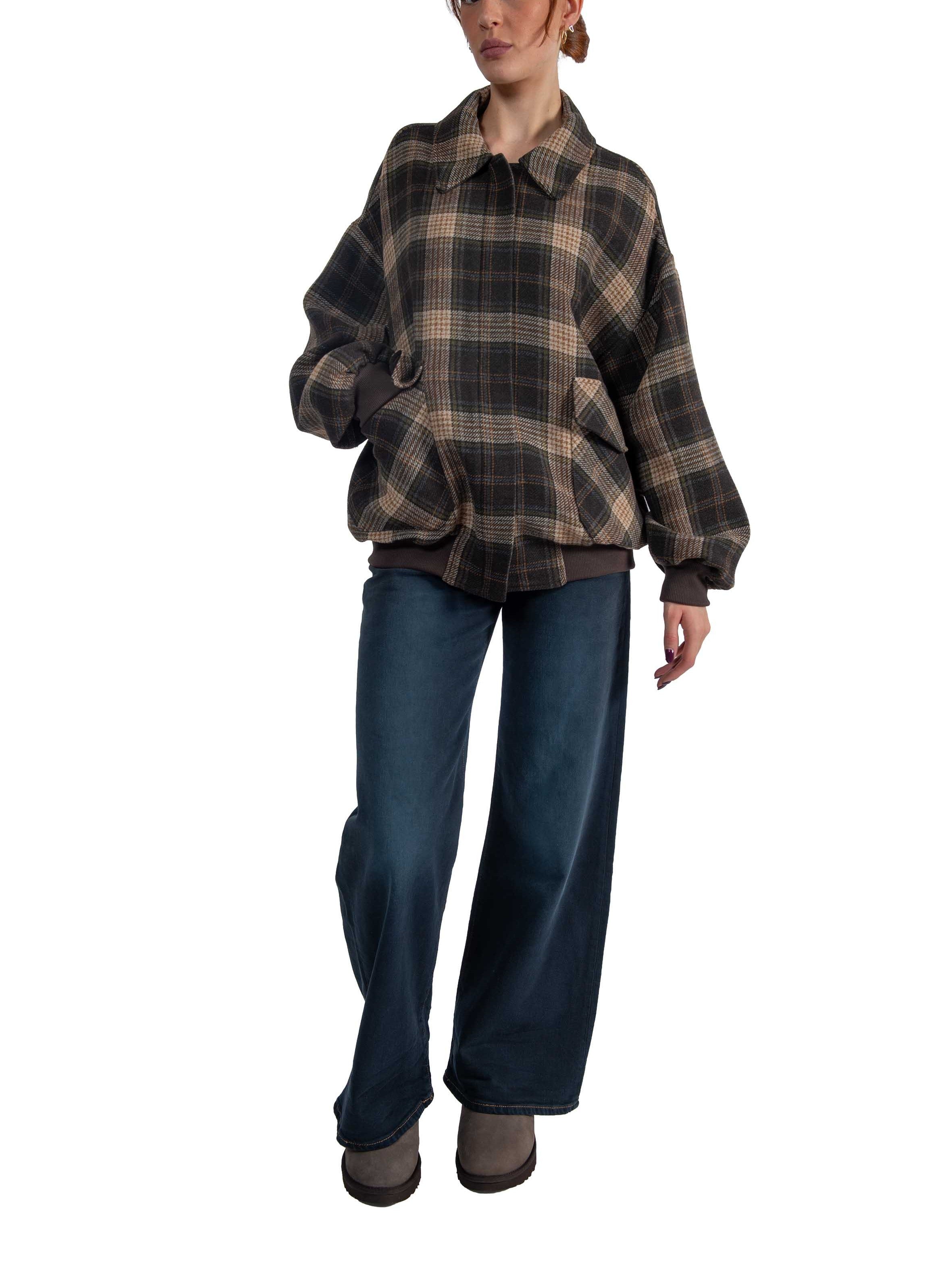 Bomber over check 4972 4451 MORO ALICE MILLER 