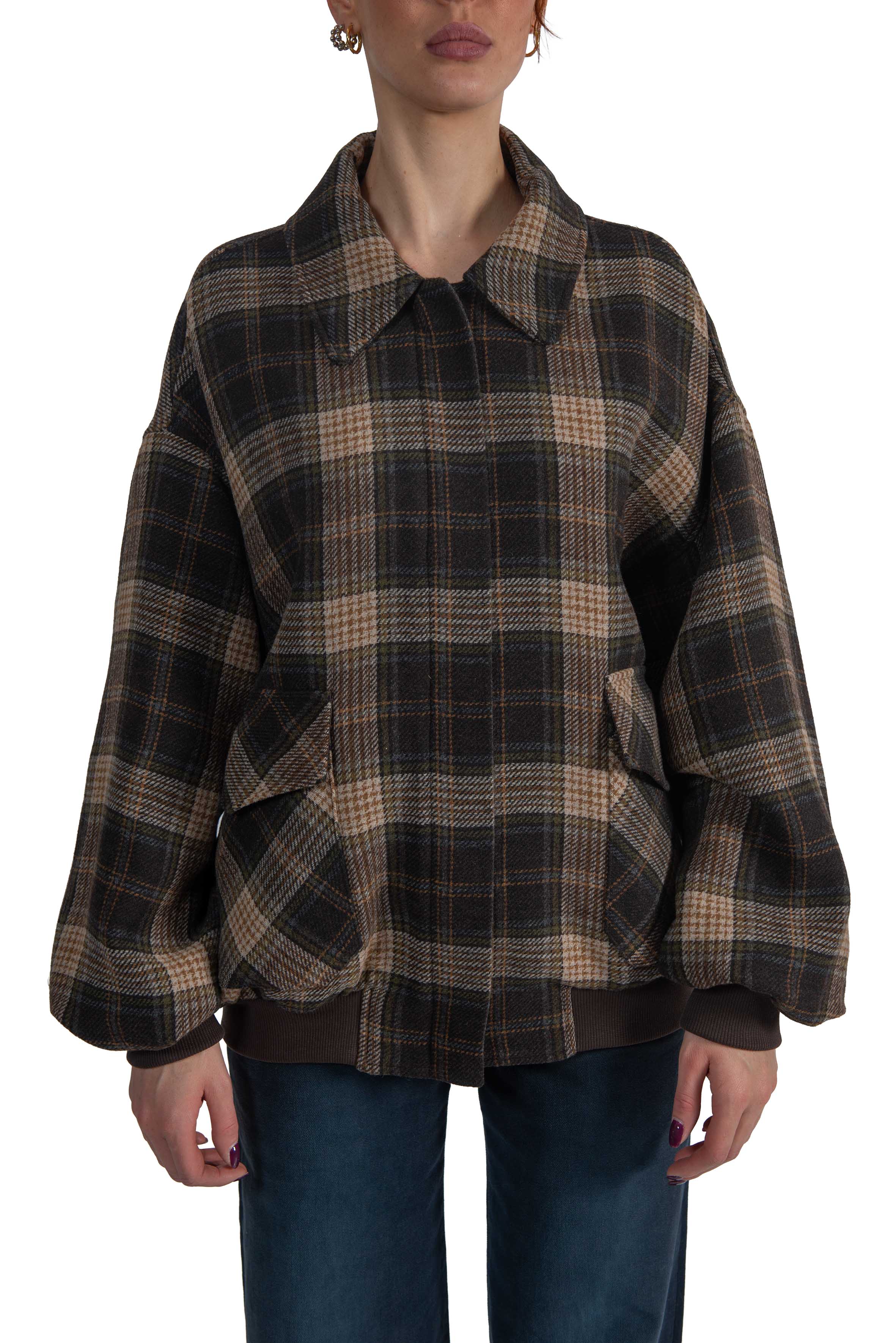 Bomber over check 4972 4451 MORO ALICE MILLER 