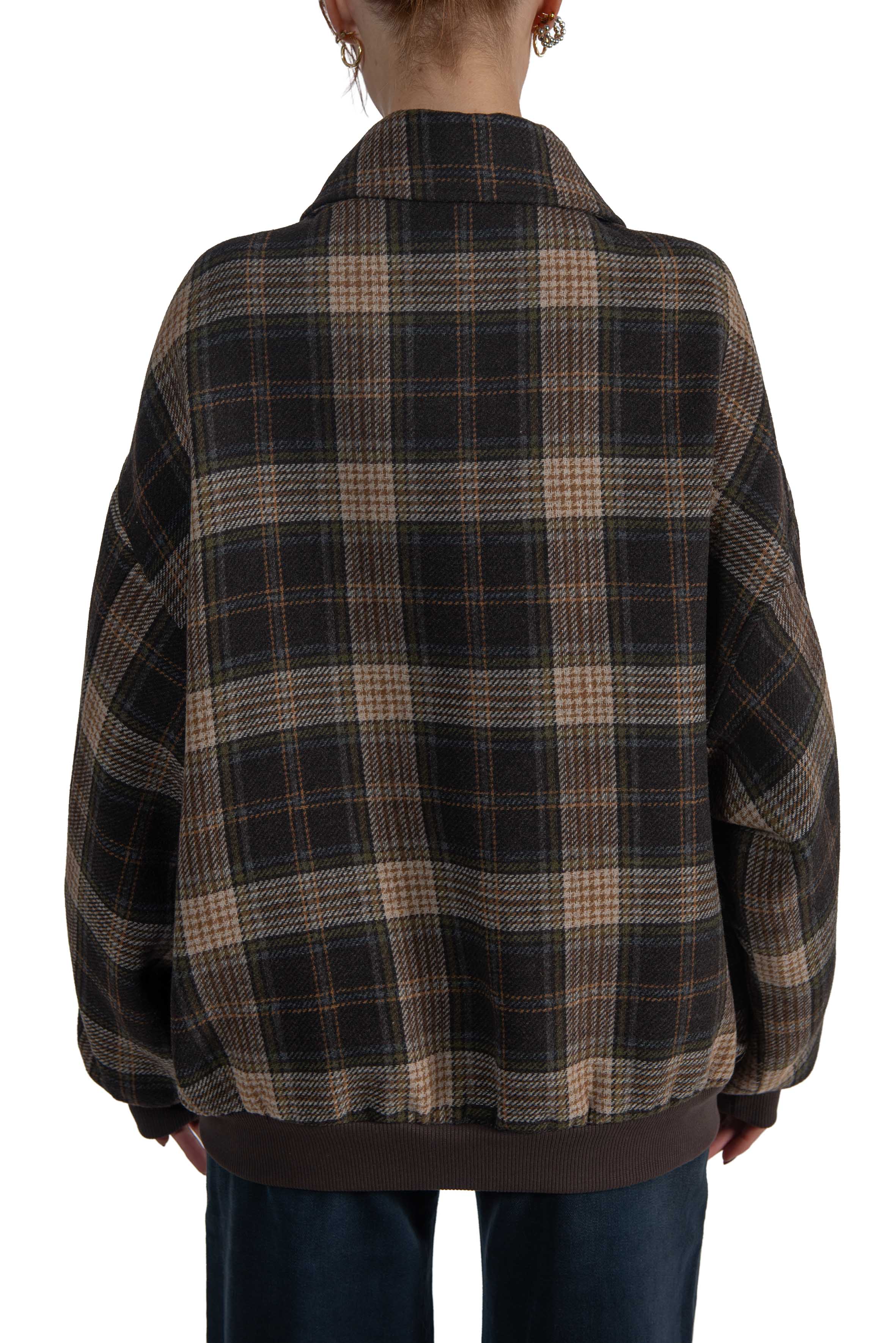 Bomber over check 4972 4451 MORO ALICE MILLER 
