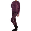 Maglia girocollo burgundy