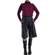 Maglia collo alto bordeaux