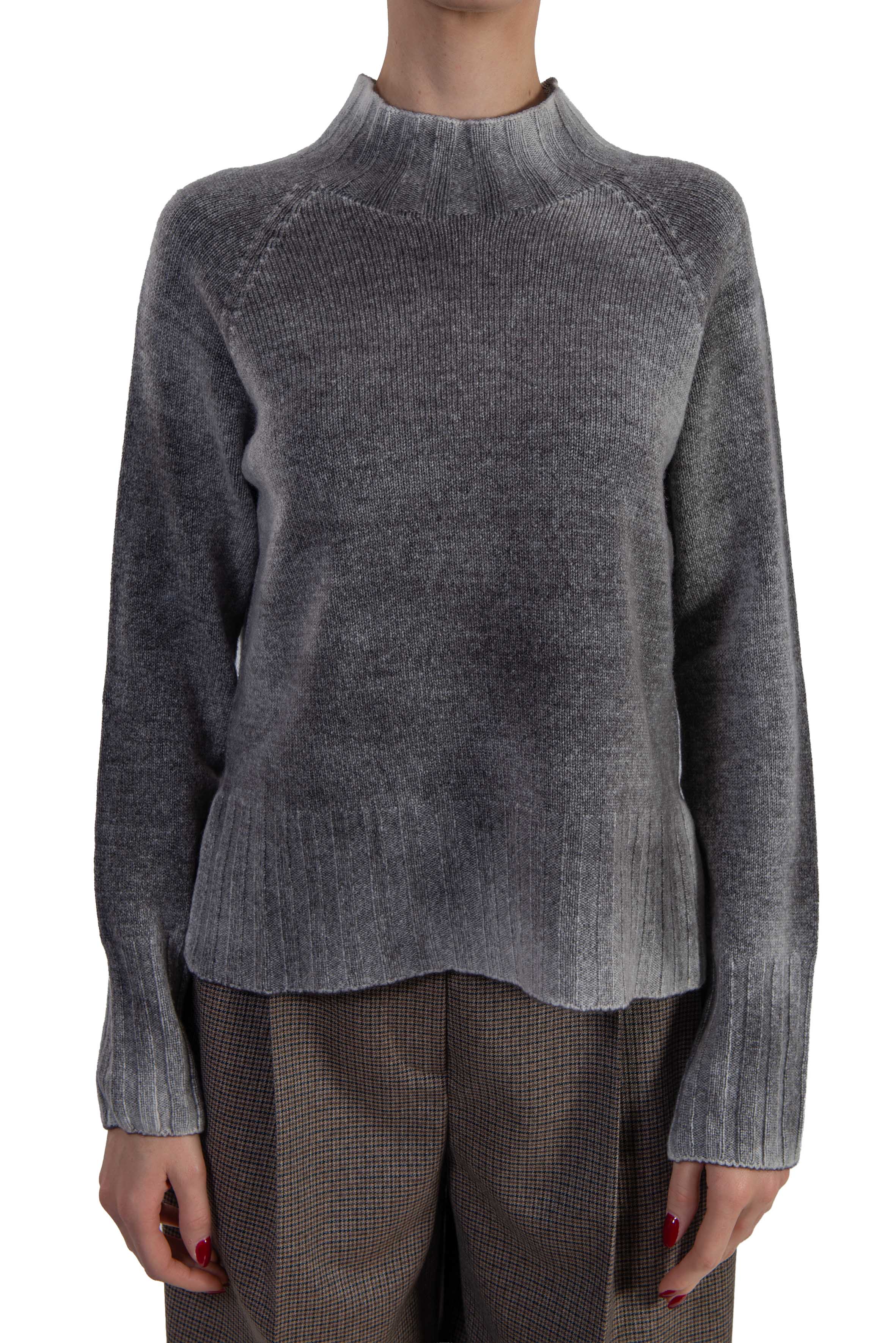 Maglia lupetto marrone 3610 COFFEE ARROVESCIO 