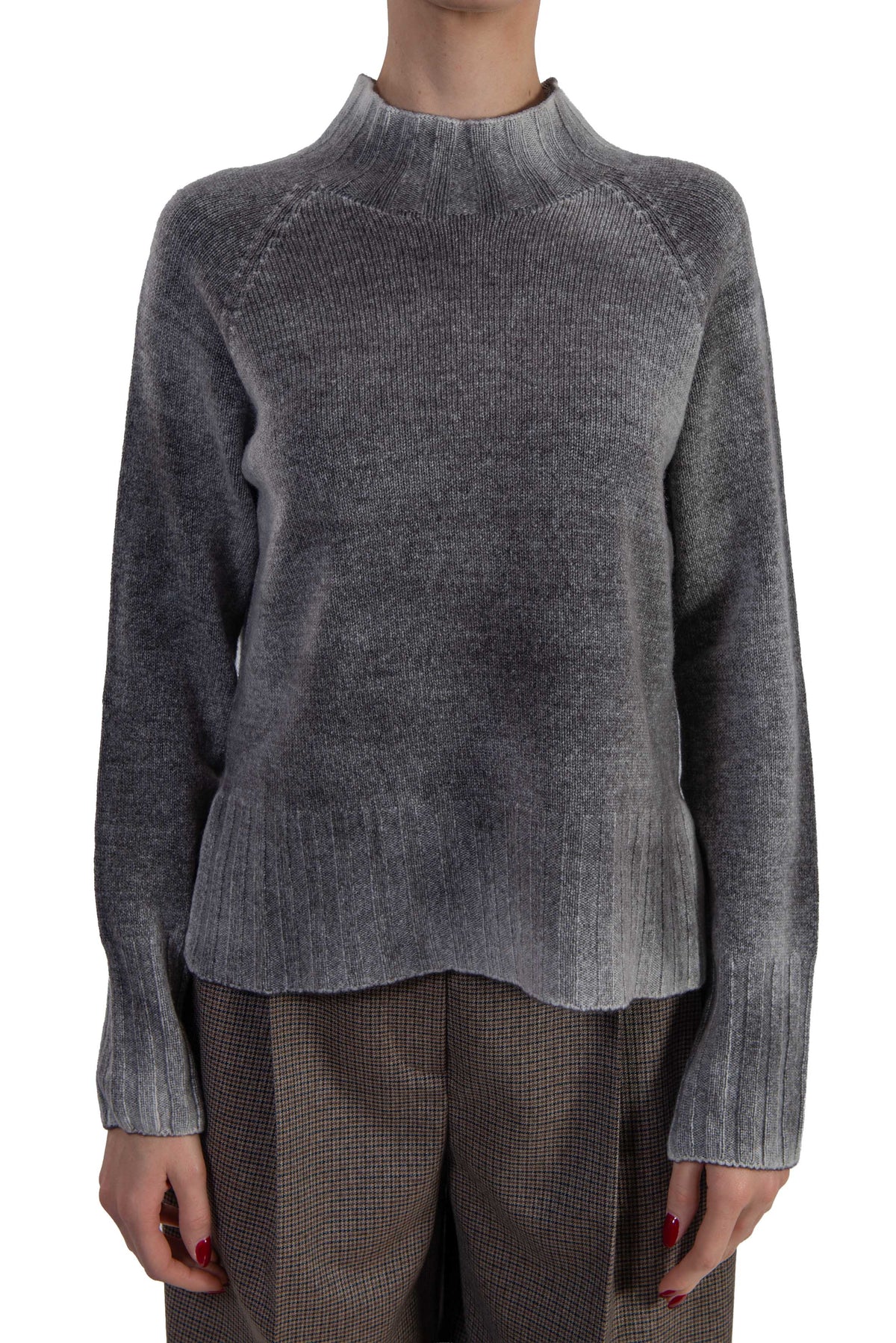 Maglia lupetto marrone 3610 COFFEE ARROVESCIO 