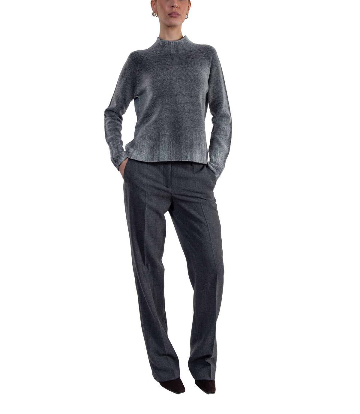 Maglia lupetto grigio 3610 SHADOW ARROVESCIO 