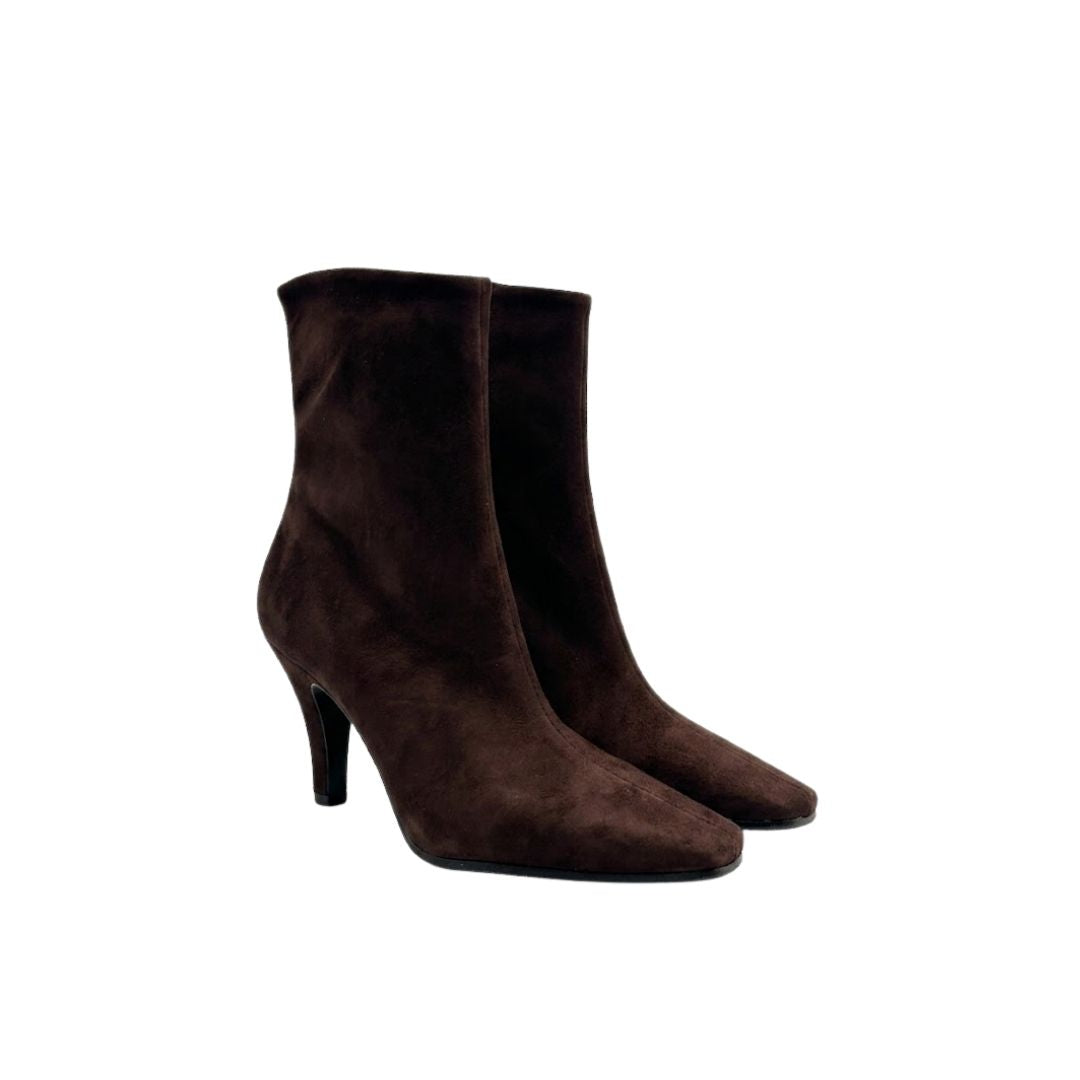 Stivaletto camoscio testa di moro 1818 T.MORO BIANCA DI 