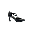 T-Strap pelle nera
