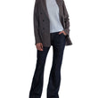 Giacca doppio petto tweed bordeaux.