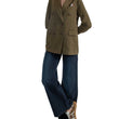 Giacca doppiopetto tweed verde