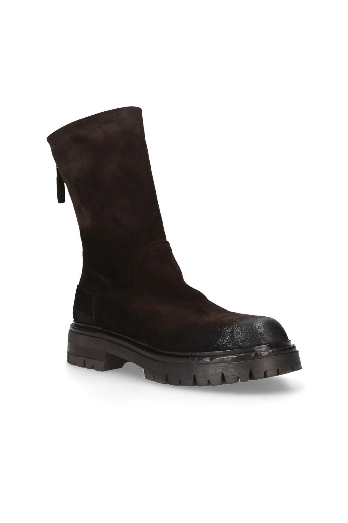 Stivaletto velour Brown E4426 EBANO ELENA IACHI 