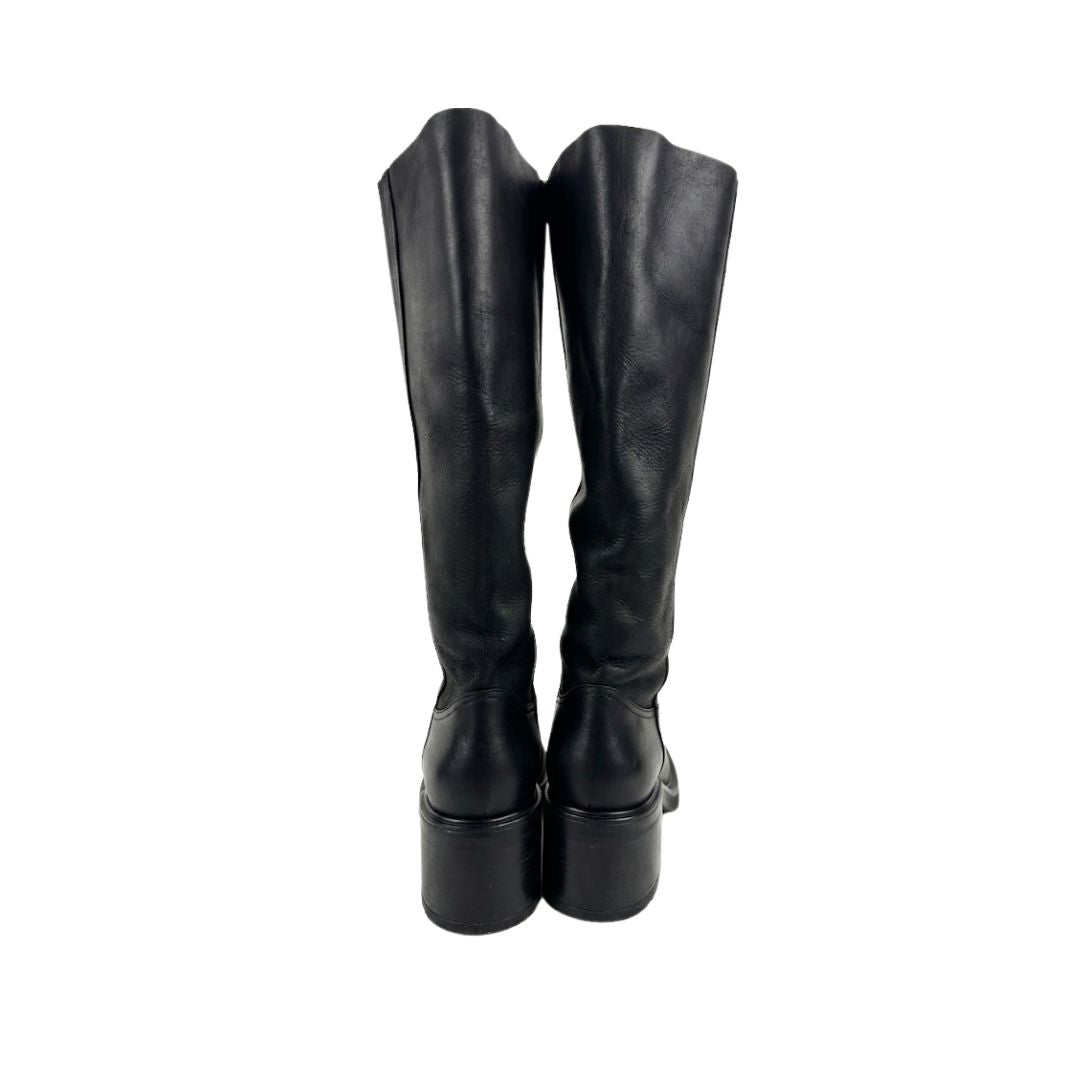 Stivale forma quadra E4785 NERO ELENA IACHI 