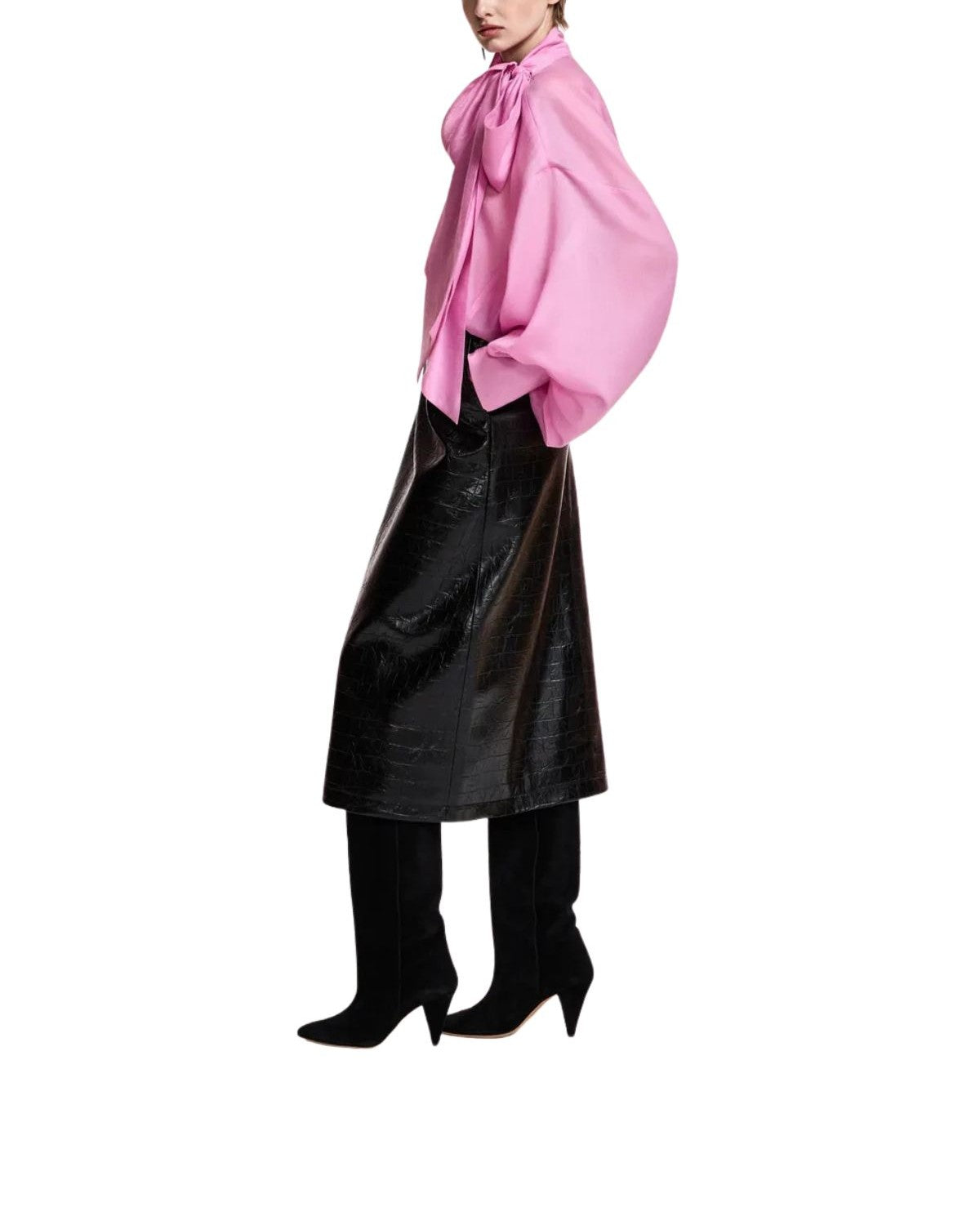 Blusa Karismatic  over con fiocco rosa KARISMATIC PINK ESSENTIEL ANTWERP 
