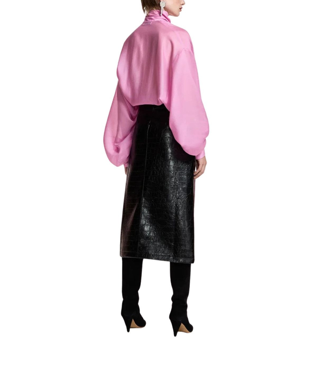 Blusa Karismatic  over con fiocco rosa KARISMATIC PINK ESSENTIEL ANTWERP 