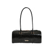 Borsa Kenneth  baguette nero lucido.