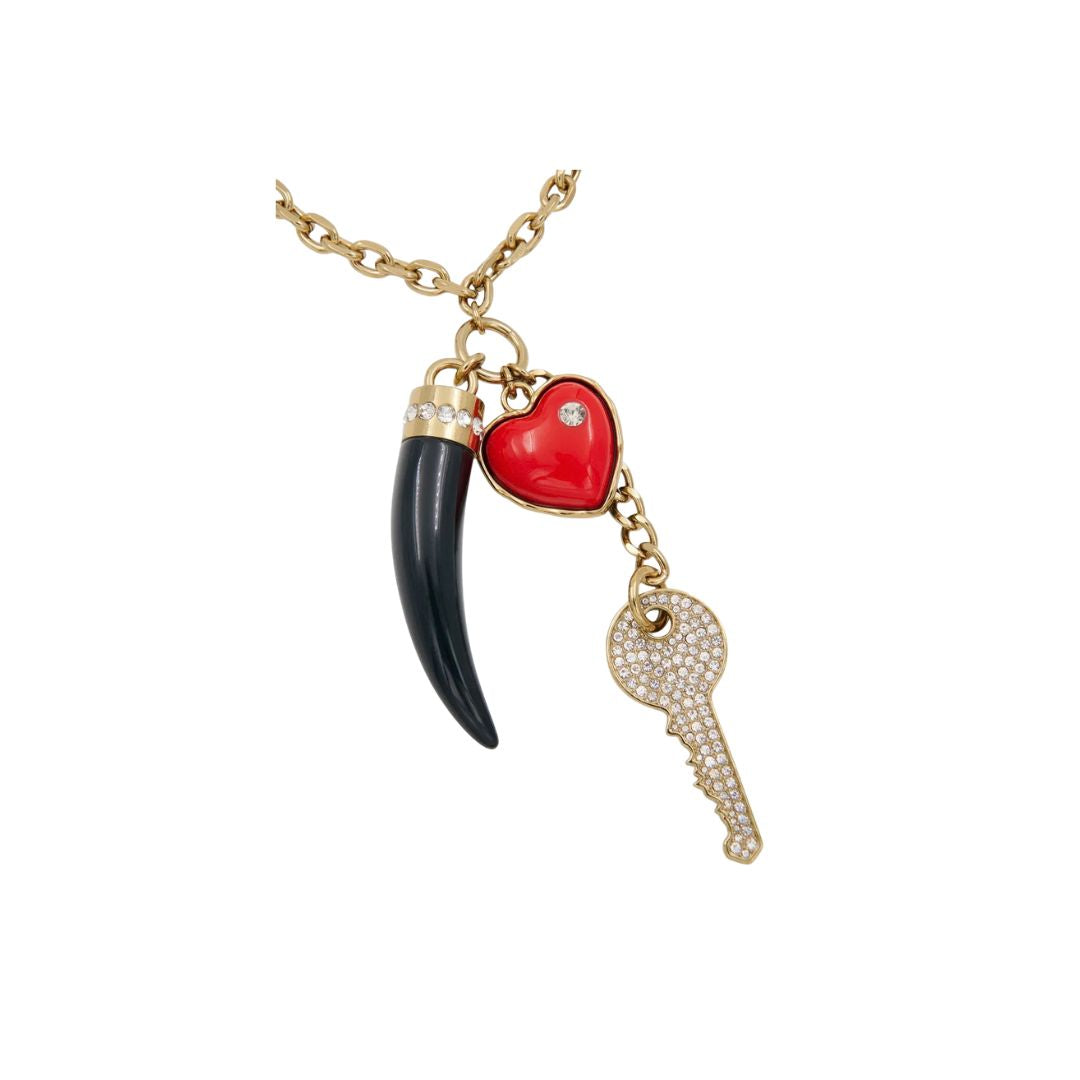 Collana con catena e ciondoli KOMA ORO ESSENTIEL ANTWERP 