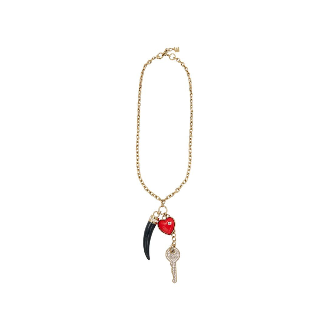 Collana con catena e ciondoli KOMA ORO ESSENTIEL ANTWERP 