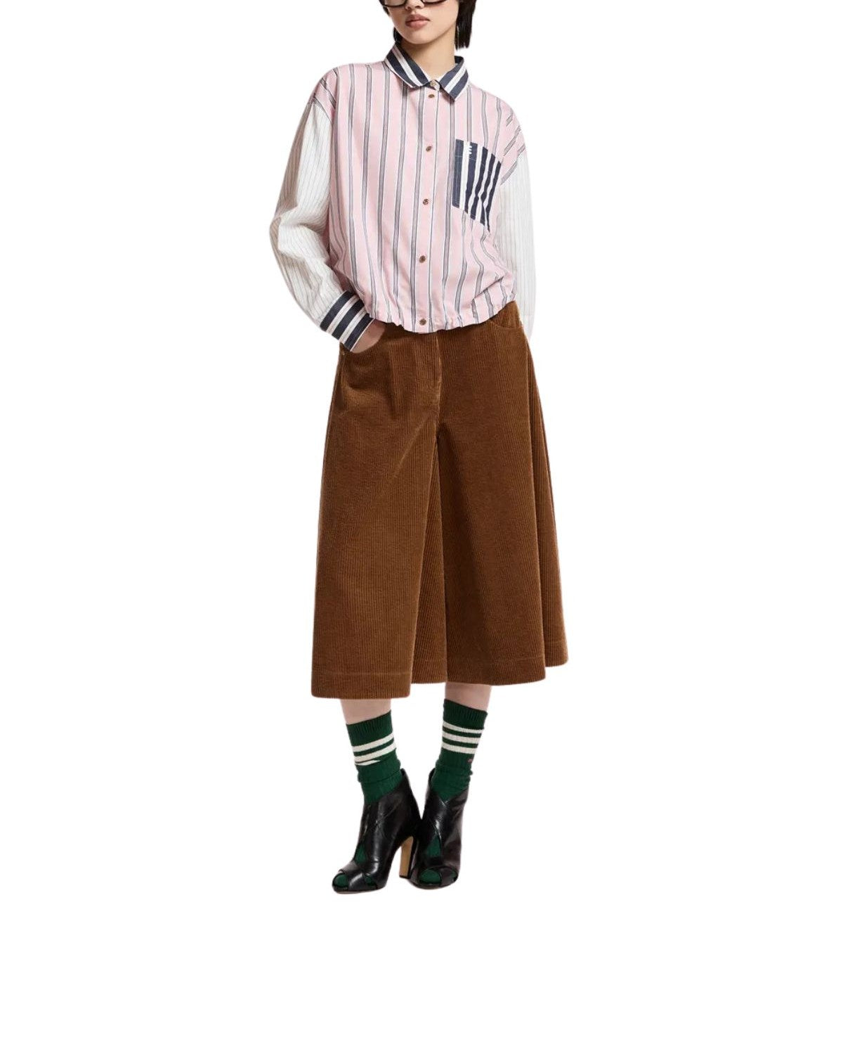 camicia righe KOZEB SHIRT COMBO 2 ESSENTIEL ANTWERP 