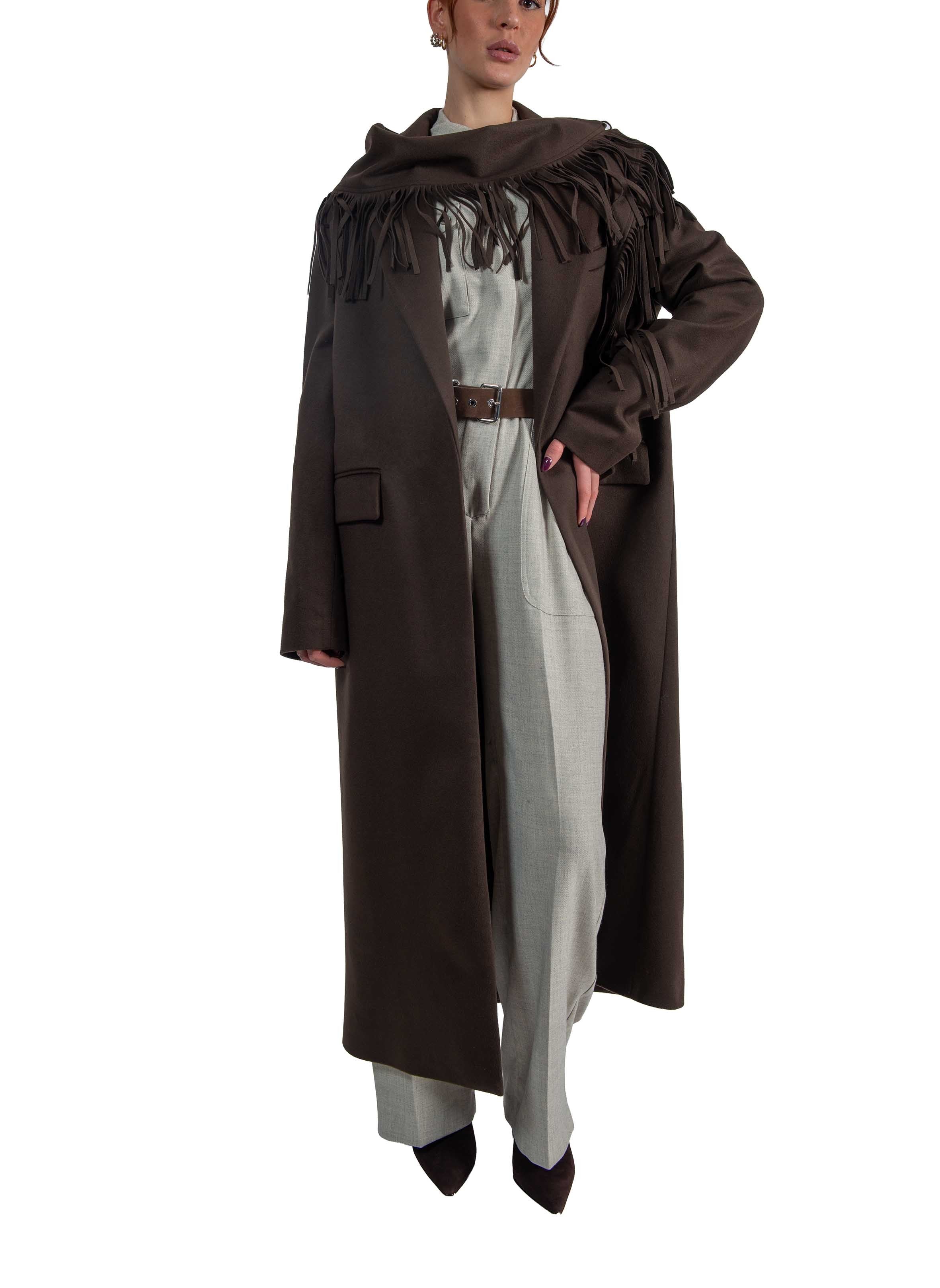 Cappotto lungo testa di moro 30110 MORO FEDERICA TOSI 