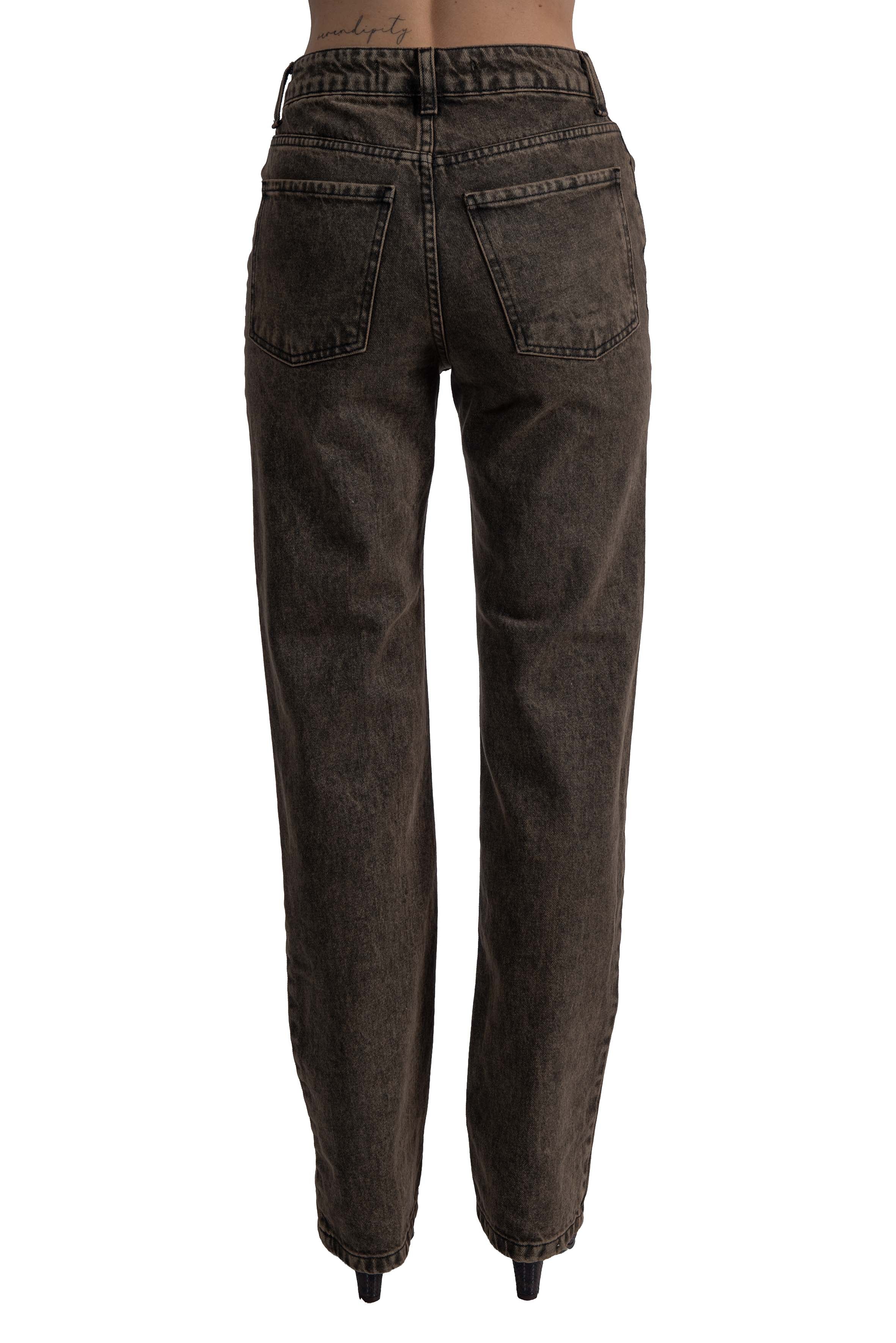 Jeans dritto sabbiato 30812 MORO FEDERICA TOSI 