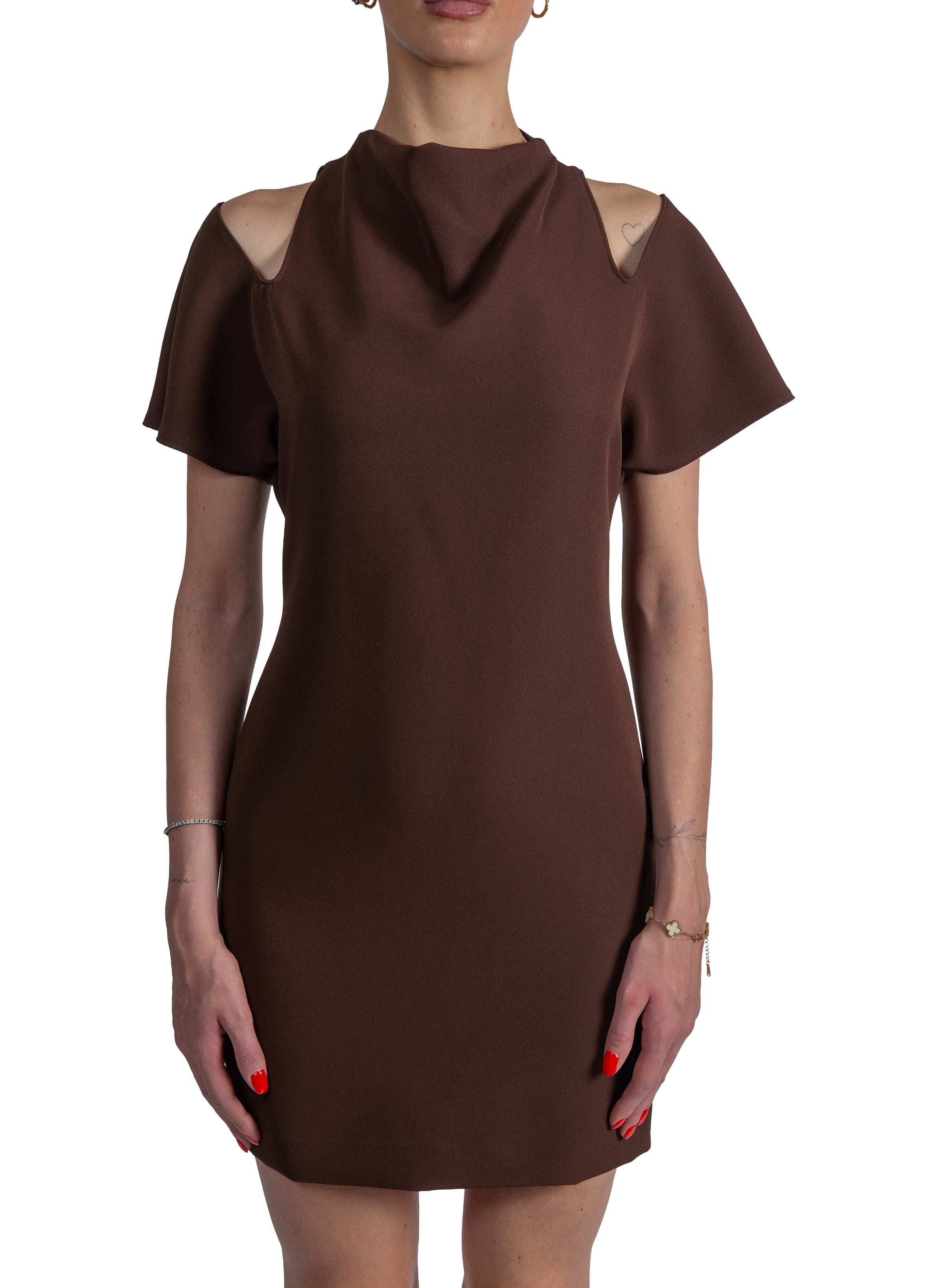 Abito corto cut out 31204 MORO FEDERICA TOSI 