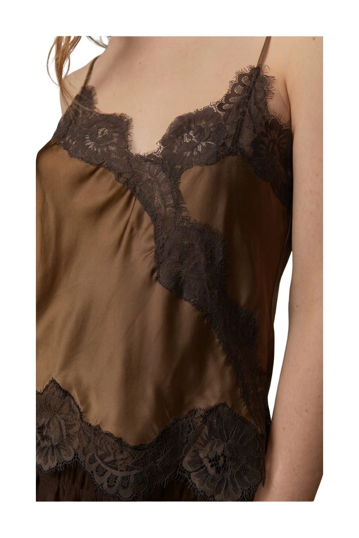 Top in raso Little LITTLET TOP TOBACCO HERSKIND 