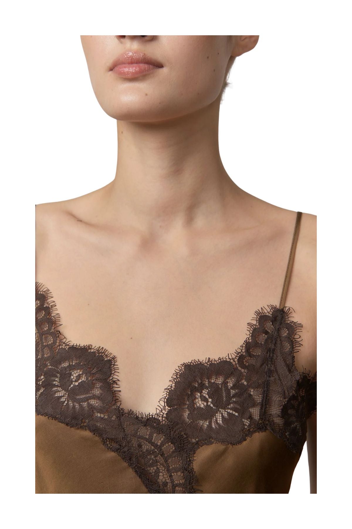 Top in raso Little LITTLET TOP TOBACCO HERSKIND 