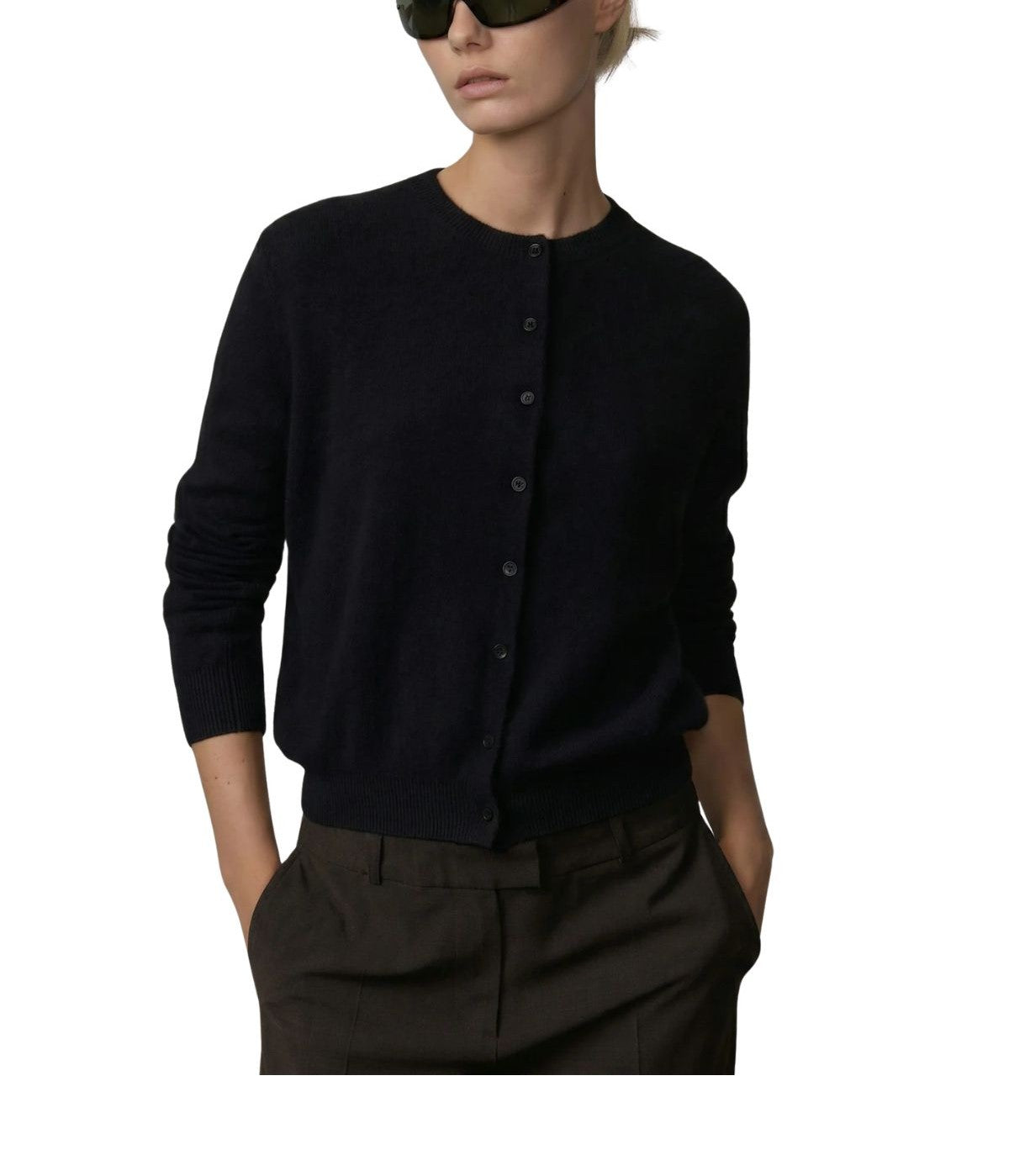 Cardigan nero Roselle ROSELLE BLACK HERSKIND 