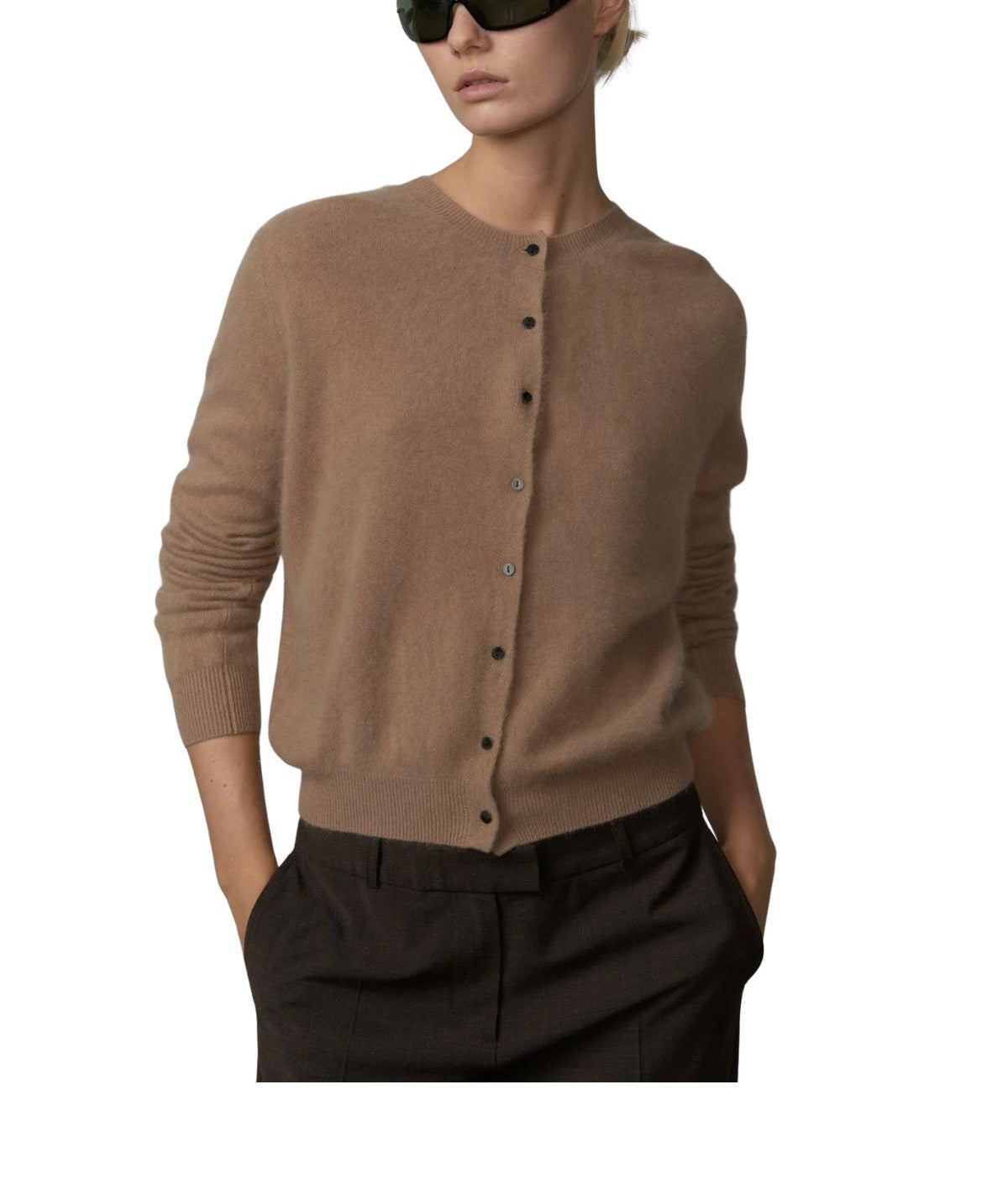 Cardigan cammello Roselle ROSELLE CROISSANT HERSKIND 