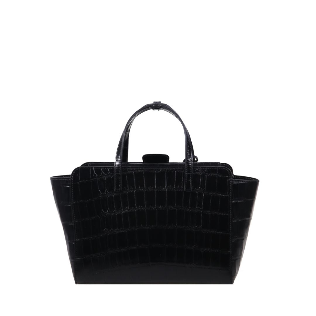 Borsa Flap S in cocco nera FLAP S COCCO BLACK HIDESINS 