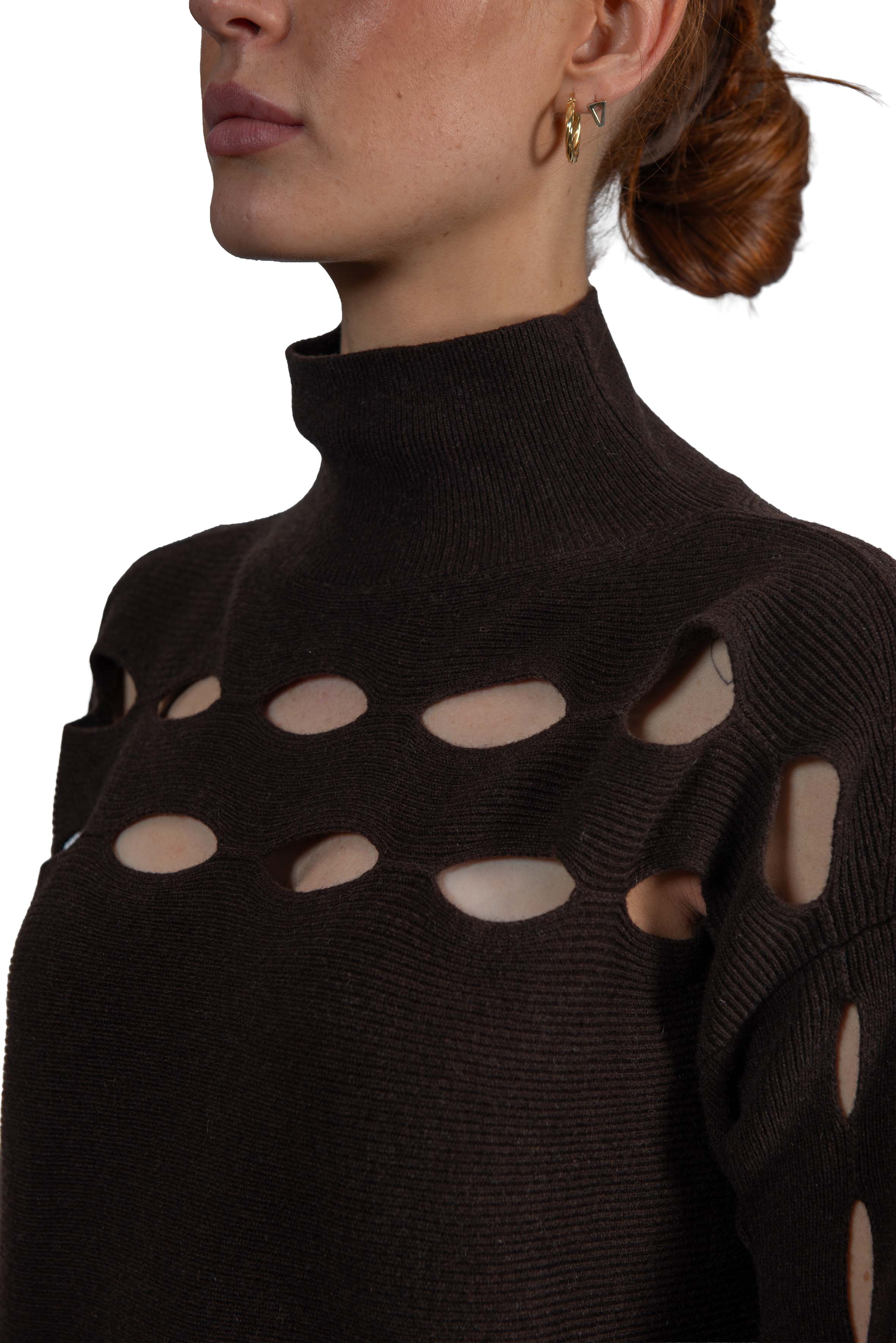 Maglia Dorothy fondente<BR/><BR/> DOROTHY F6WC32 FONDENTE LIVIANA CONTI 