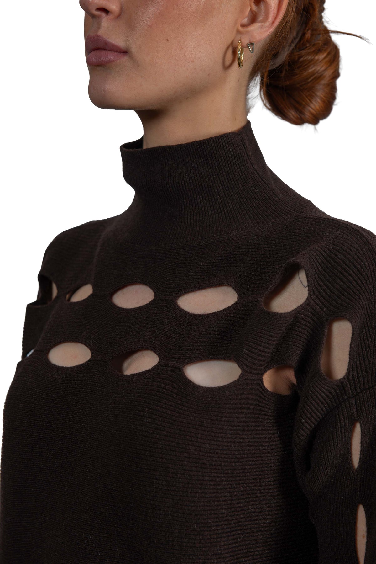 Maglia Dorothy fondente<BR/><BR/> DOROTHY F6WC32 FONDENTE LIVIANA CONTI 